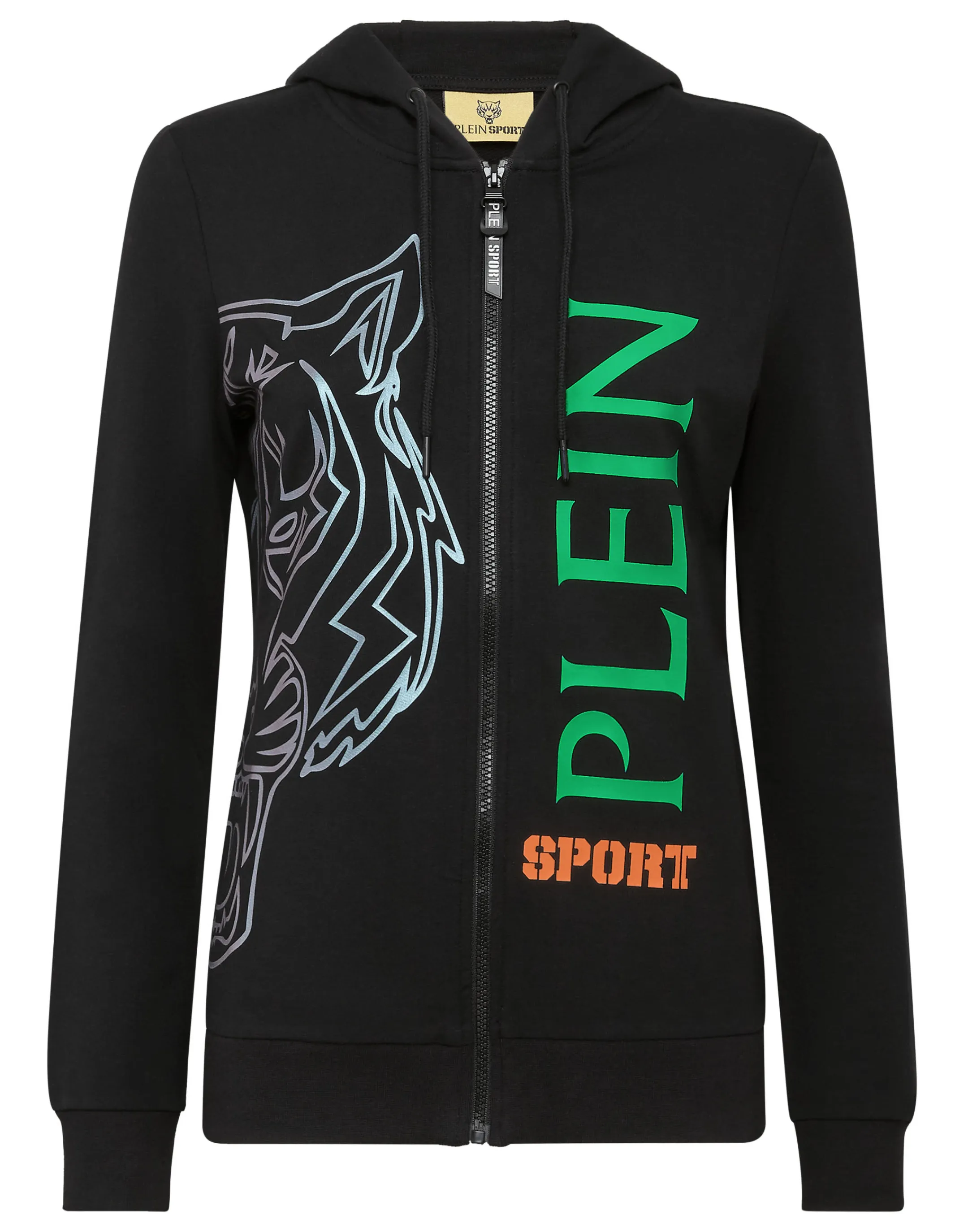 Discount Plein Sport Hoodie Sweatjacket Black