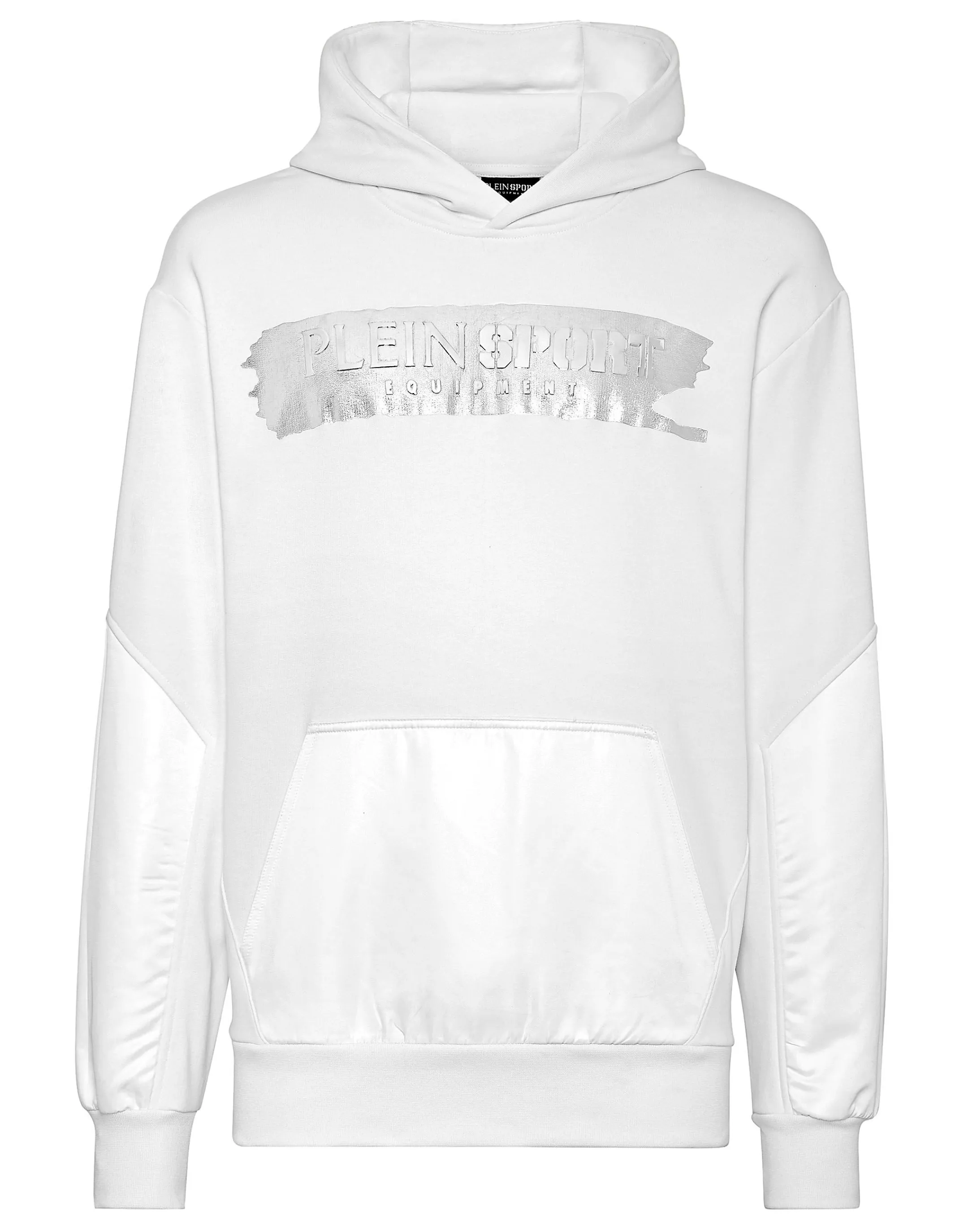 Online Plein Sport Hoodie Sweatshirt White/Silver