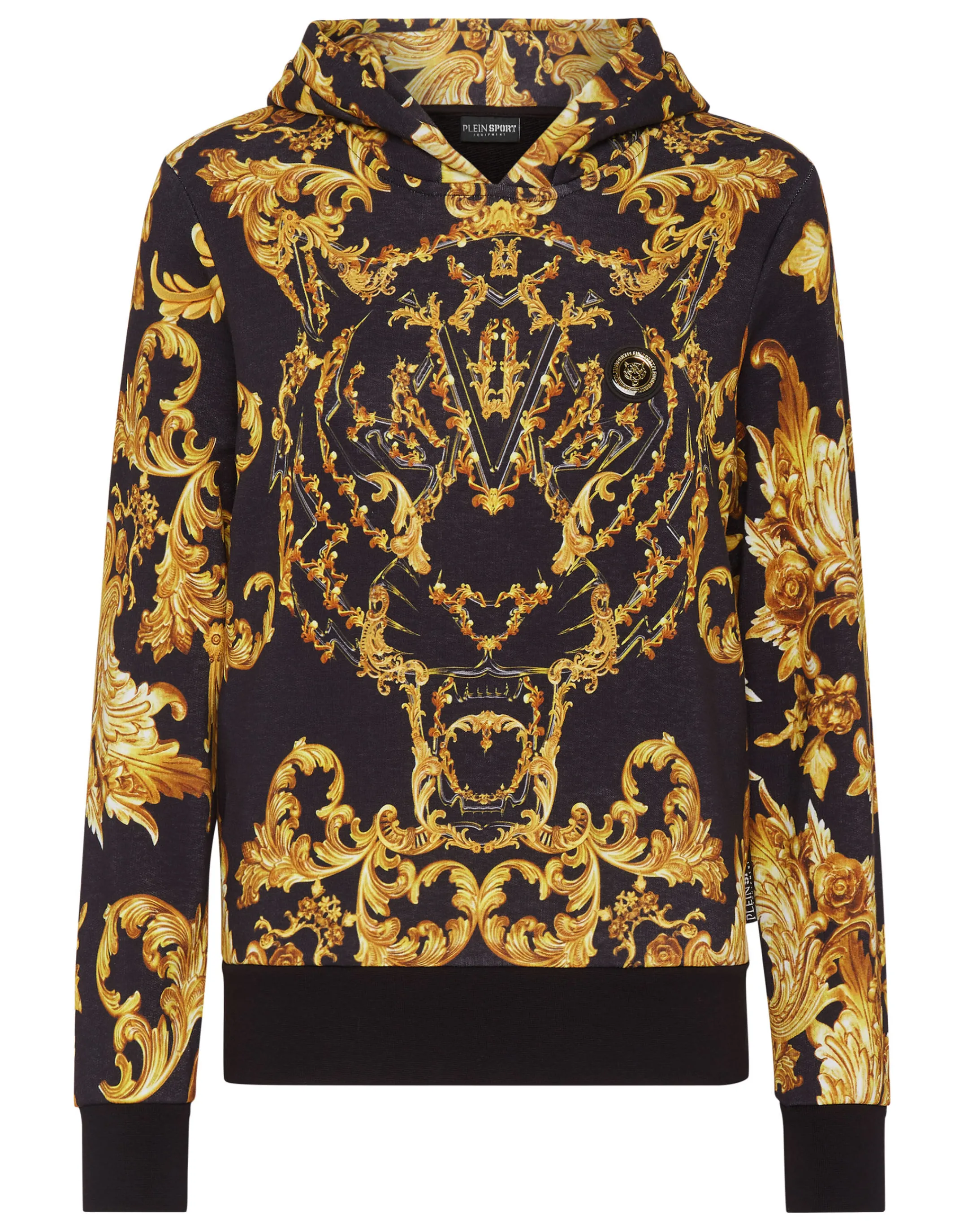 Flash Sale Plein Sport Hoodie Sweatshirt Baroque Black / Gold