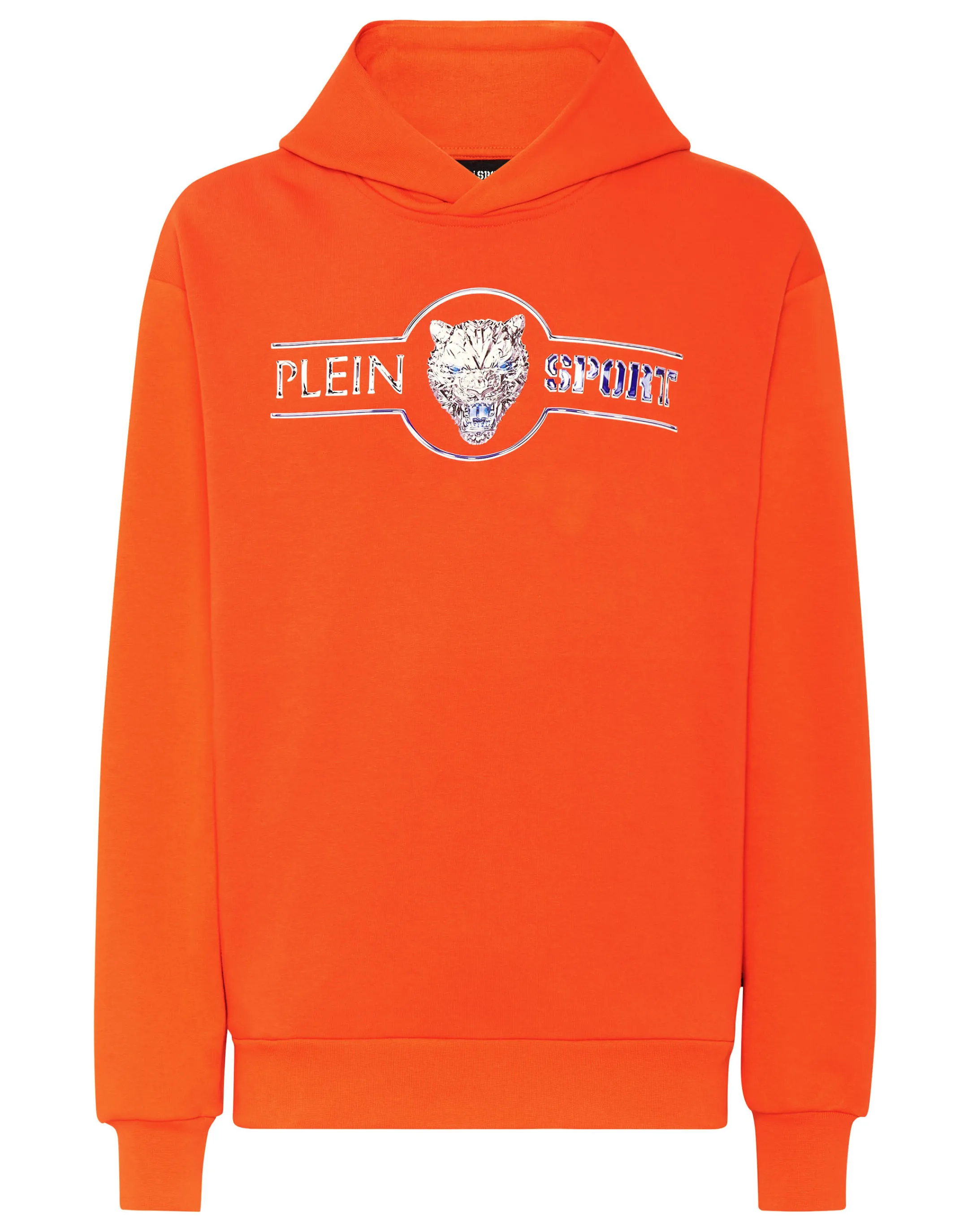 Fashion Plein Sport Hoodie Sweatshirt Chrome Scratch Edition Orange
