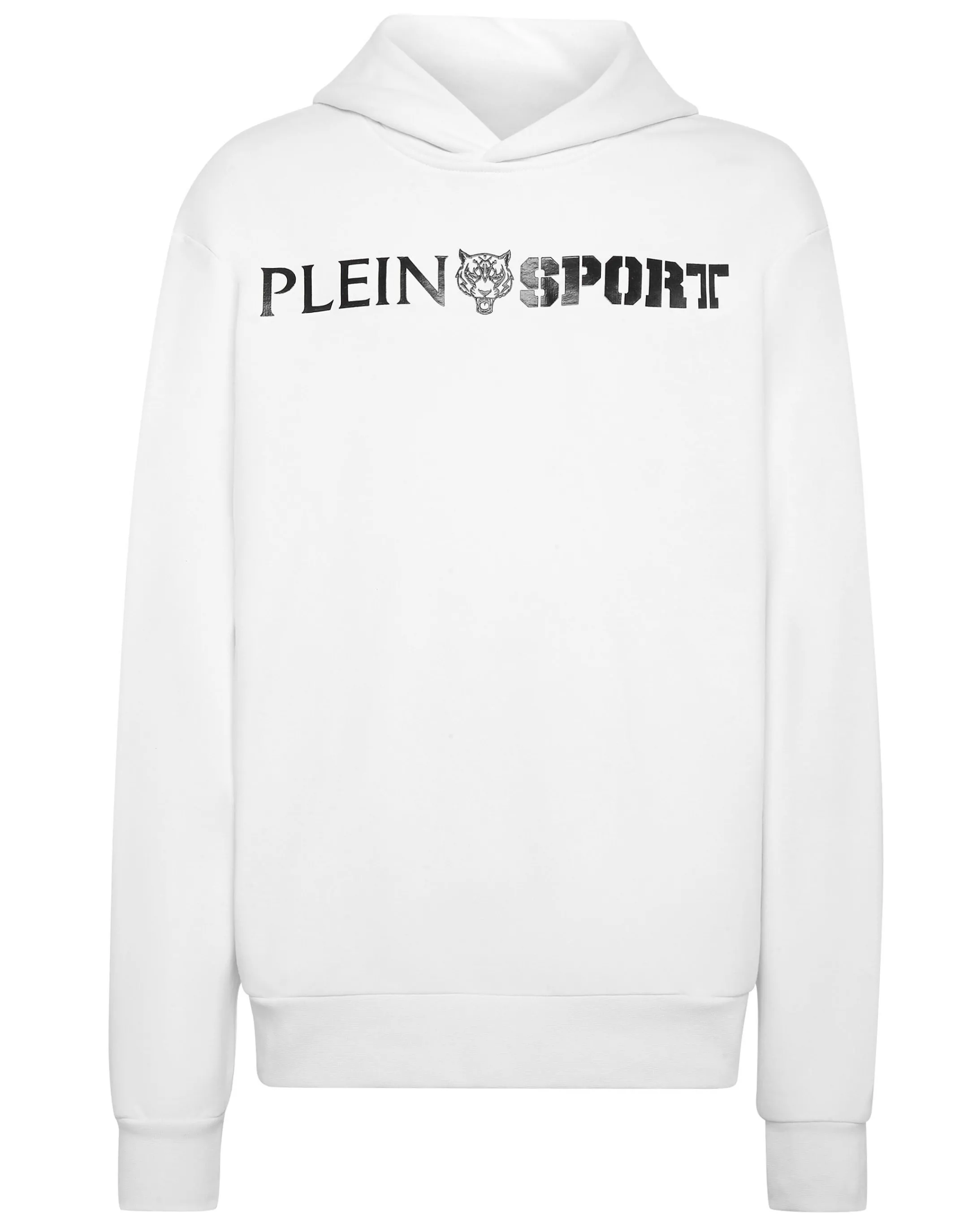 Online Plein Sport Hoodie Sweatshirt Statement White / Black