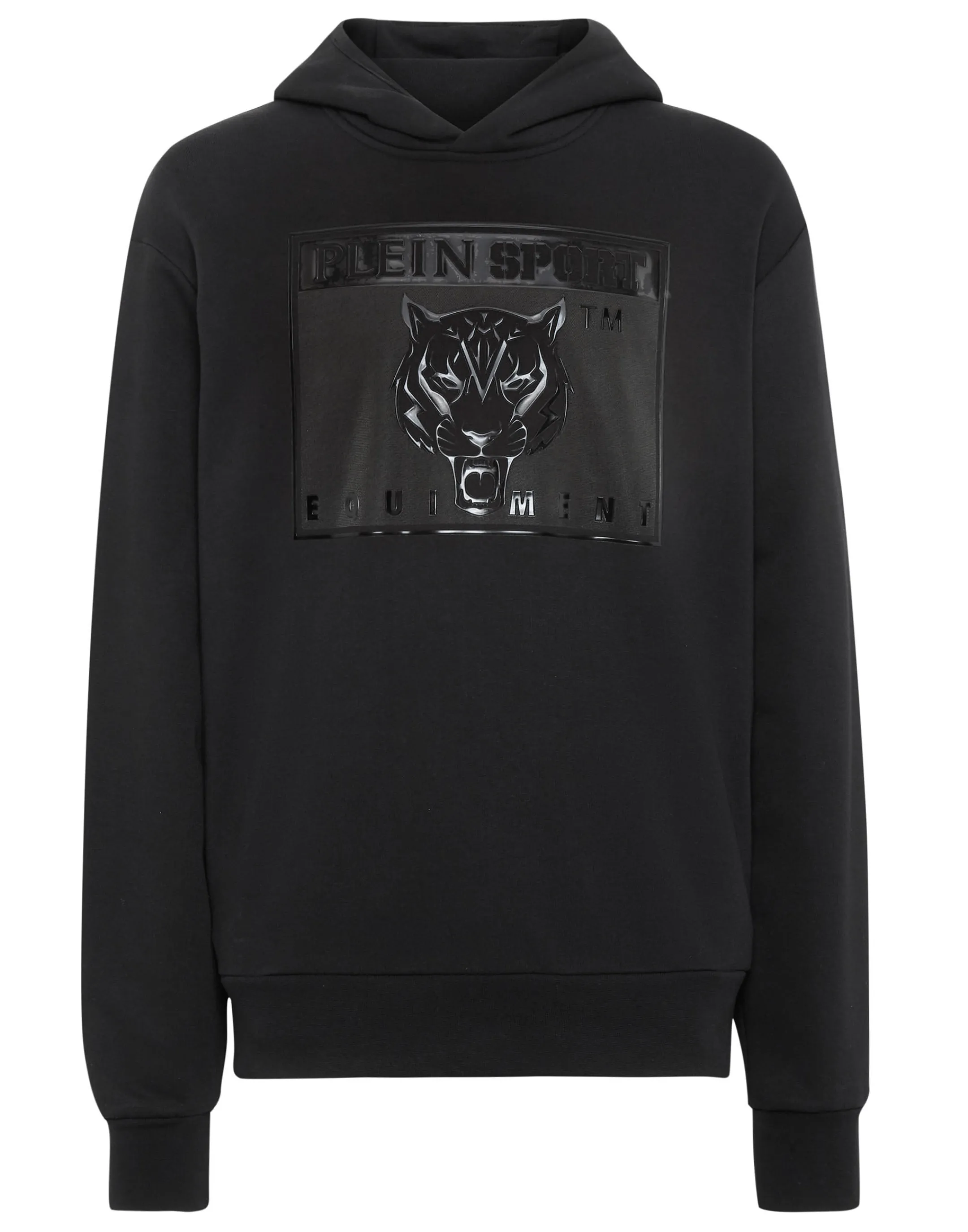 Fashion Plein Sport Hoodie Sweatshirt Tiger Black / Black