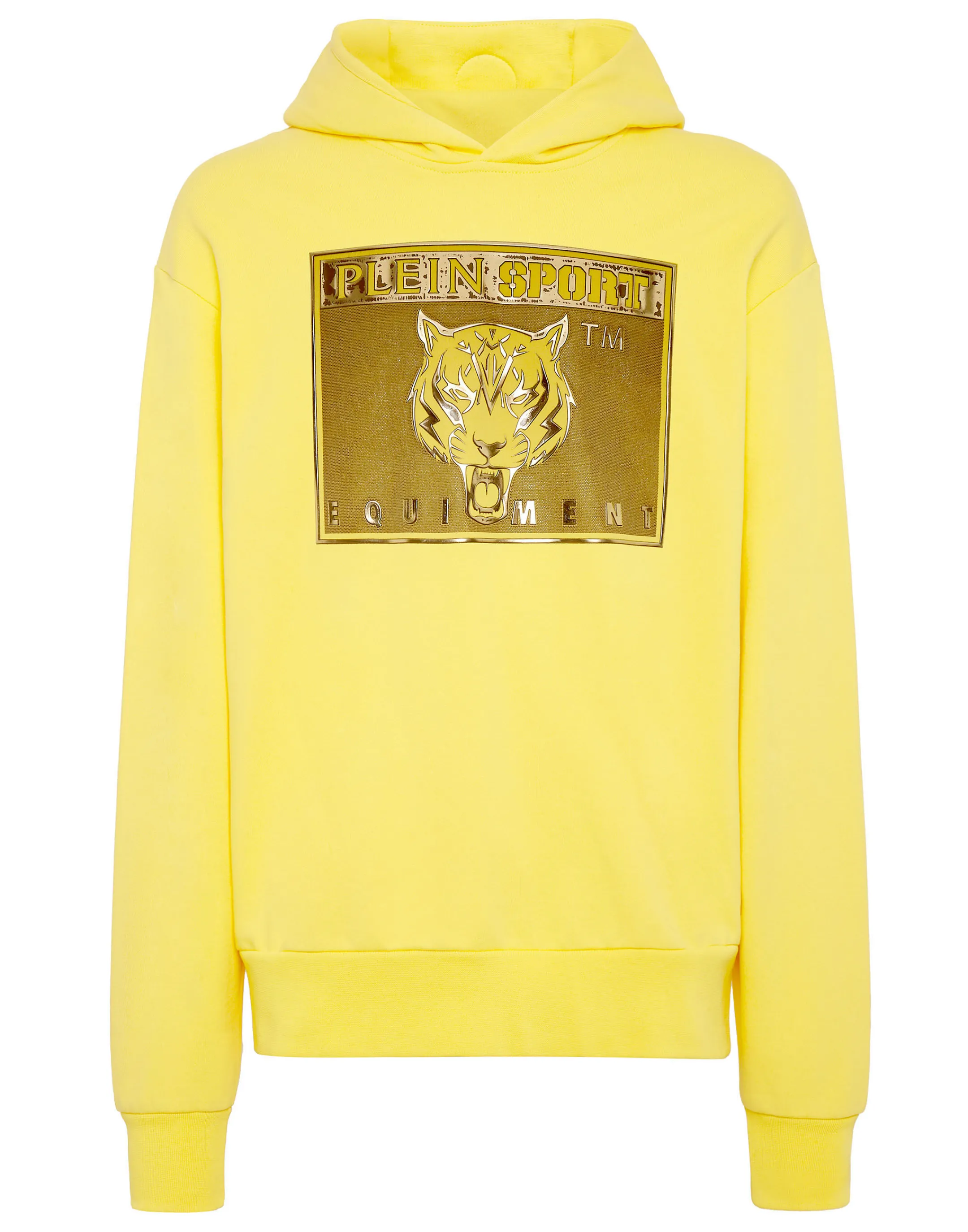 Hot Plein Sport Hoodie Sweatshirt Tiger Yellow