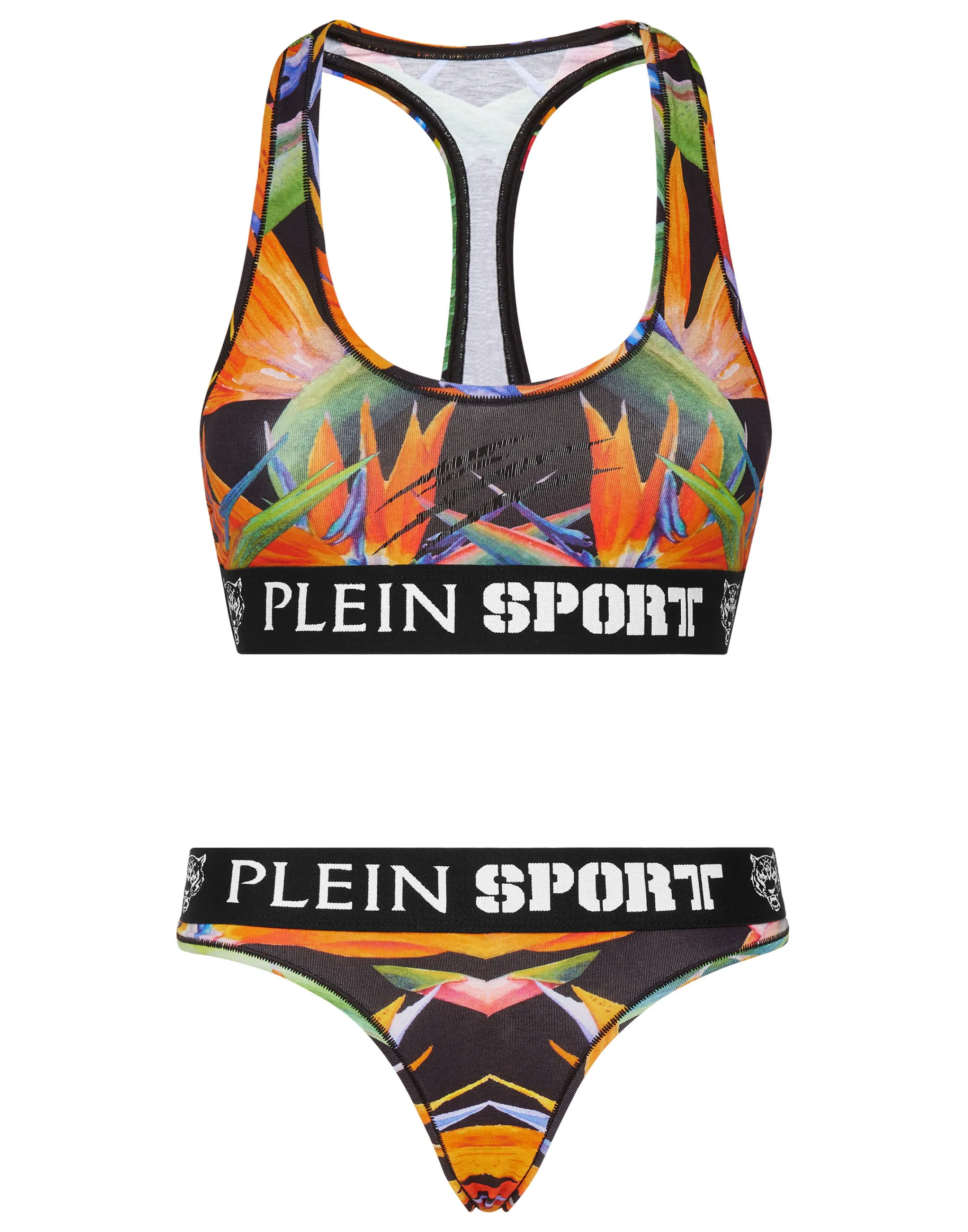 Sale Plein Sport Jogging Lingerie Set Black / Multicolored
