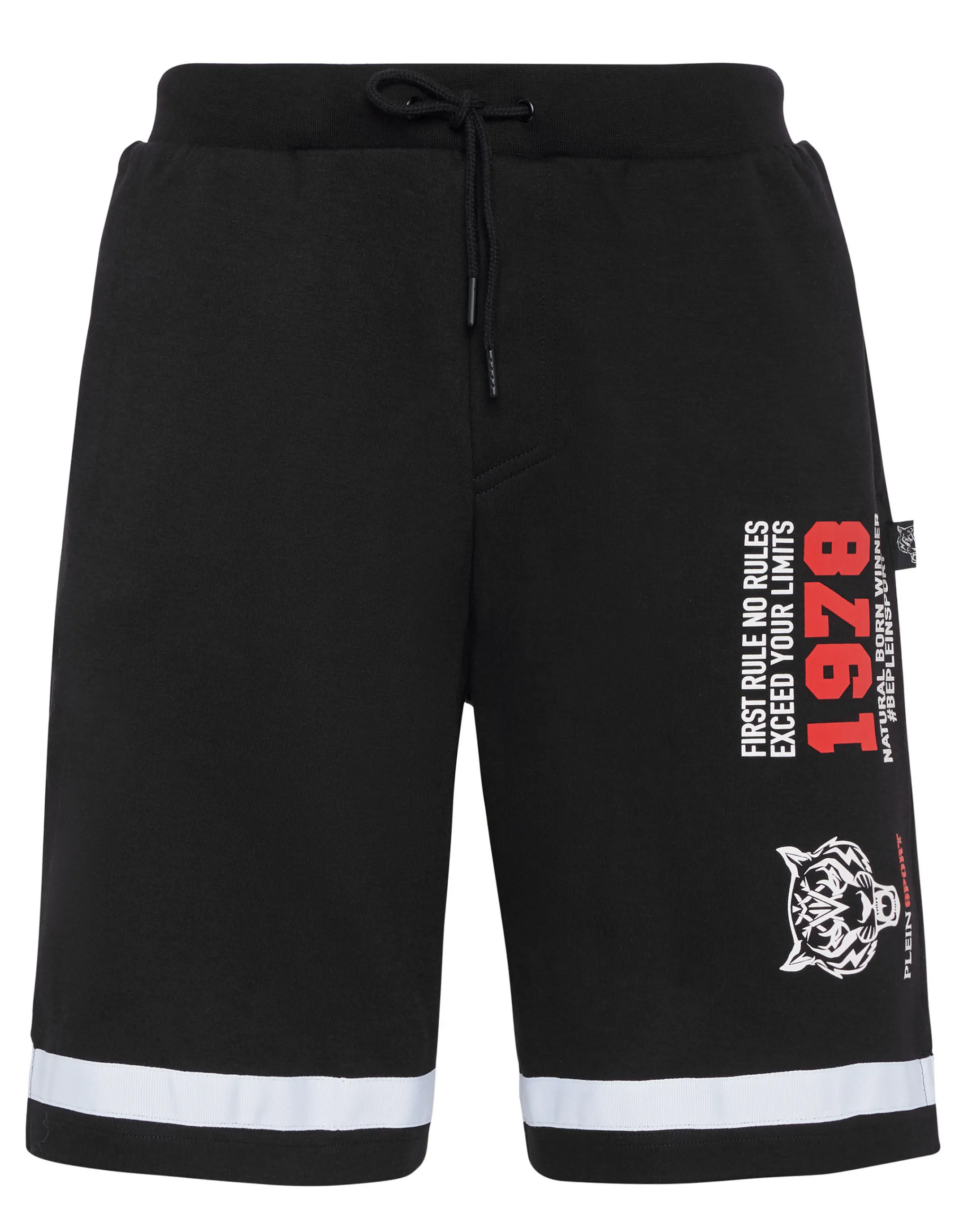 Outlet Plein Sport Jogging Short Pants Black / Red