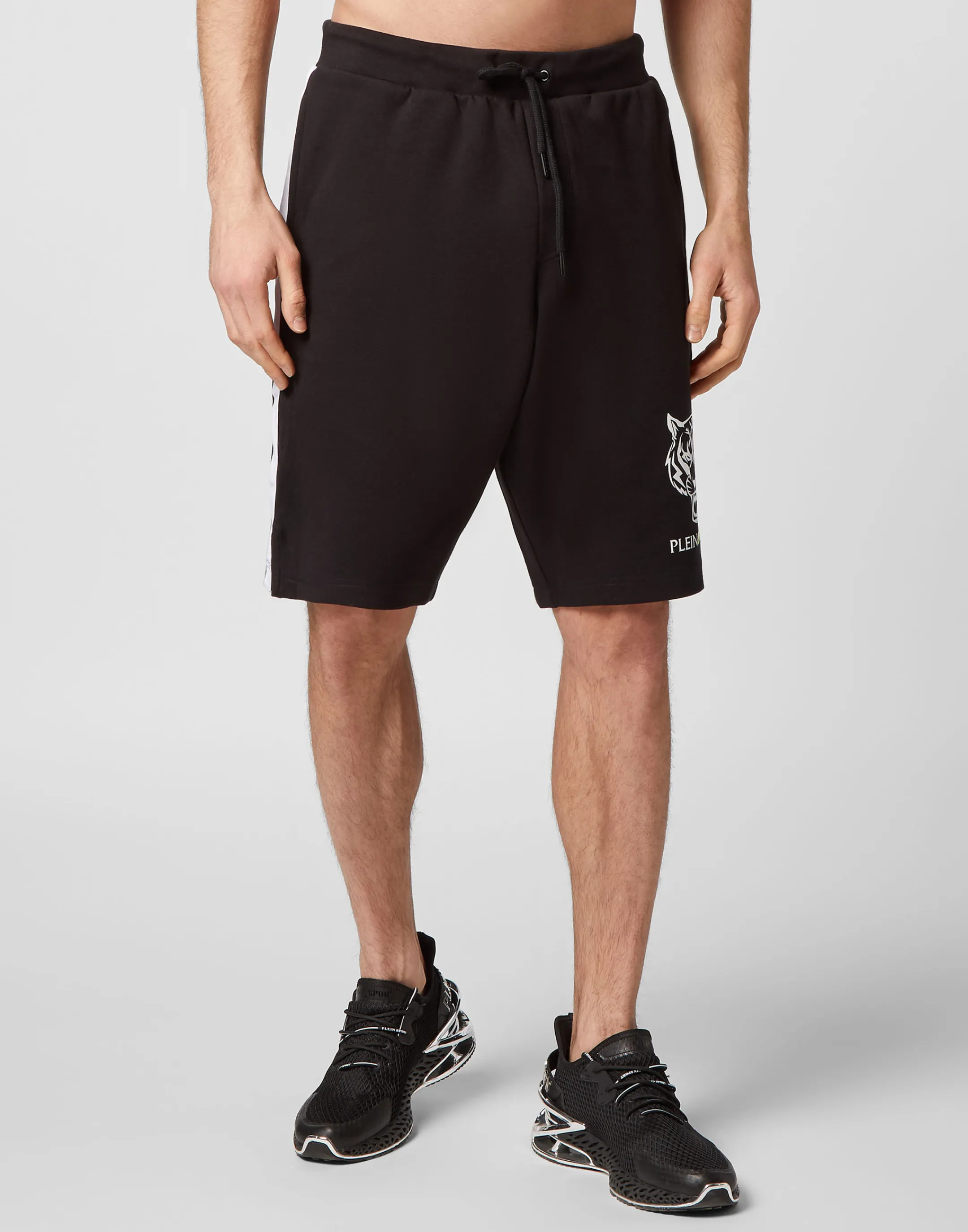 Discount Plein Sport Jogging Short Pants Black / Yellow