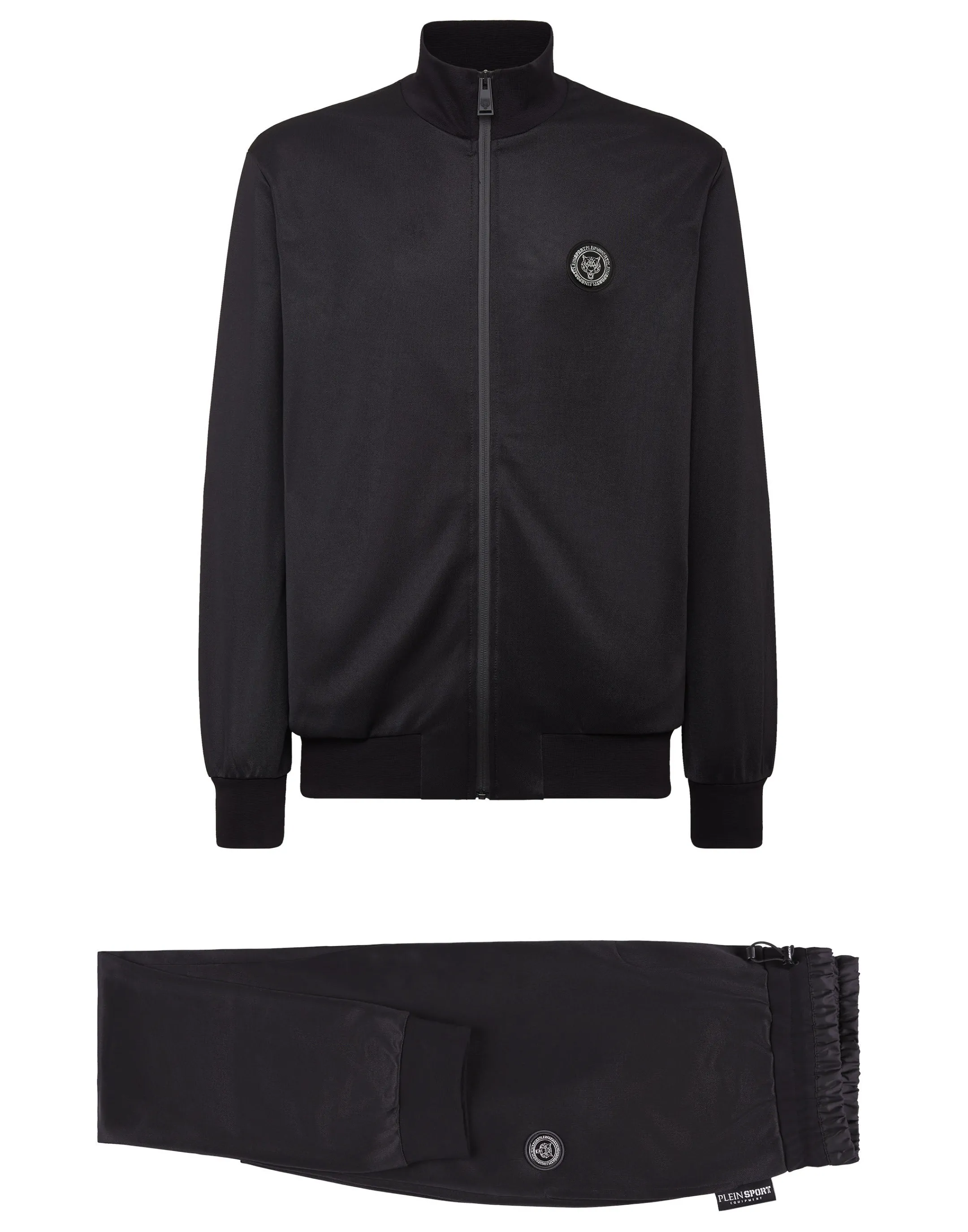Flash Sale Plein Sport Jogging Tracksuit:Top/Trousers Tiger Black+Green Fluo