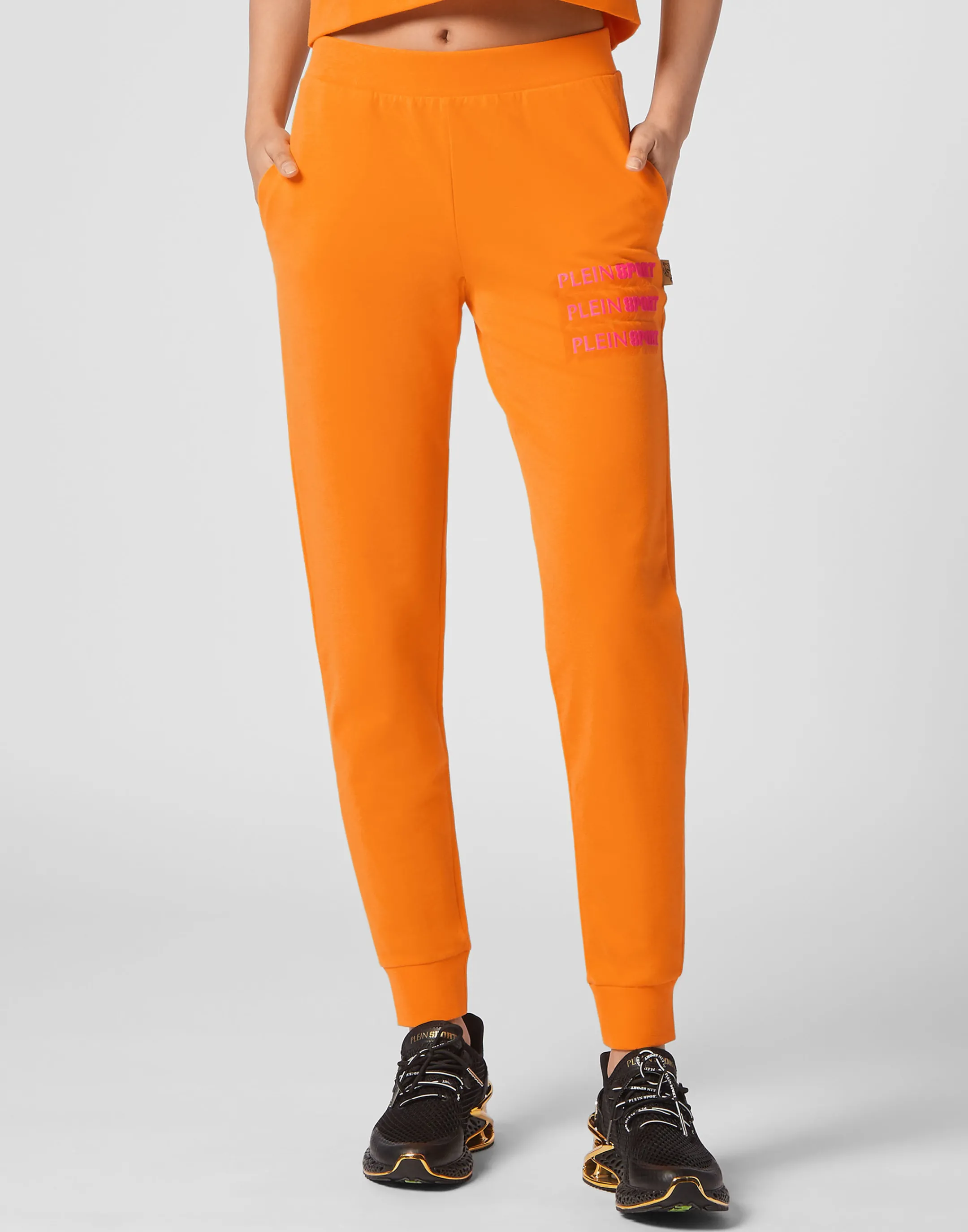 Clearance Plein Sport Jogging Trousers Orange