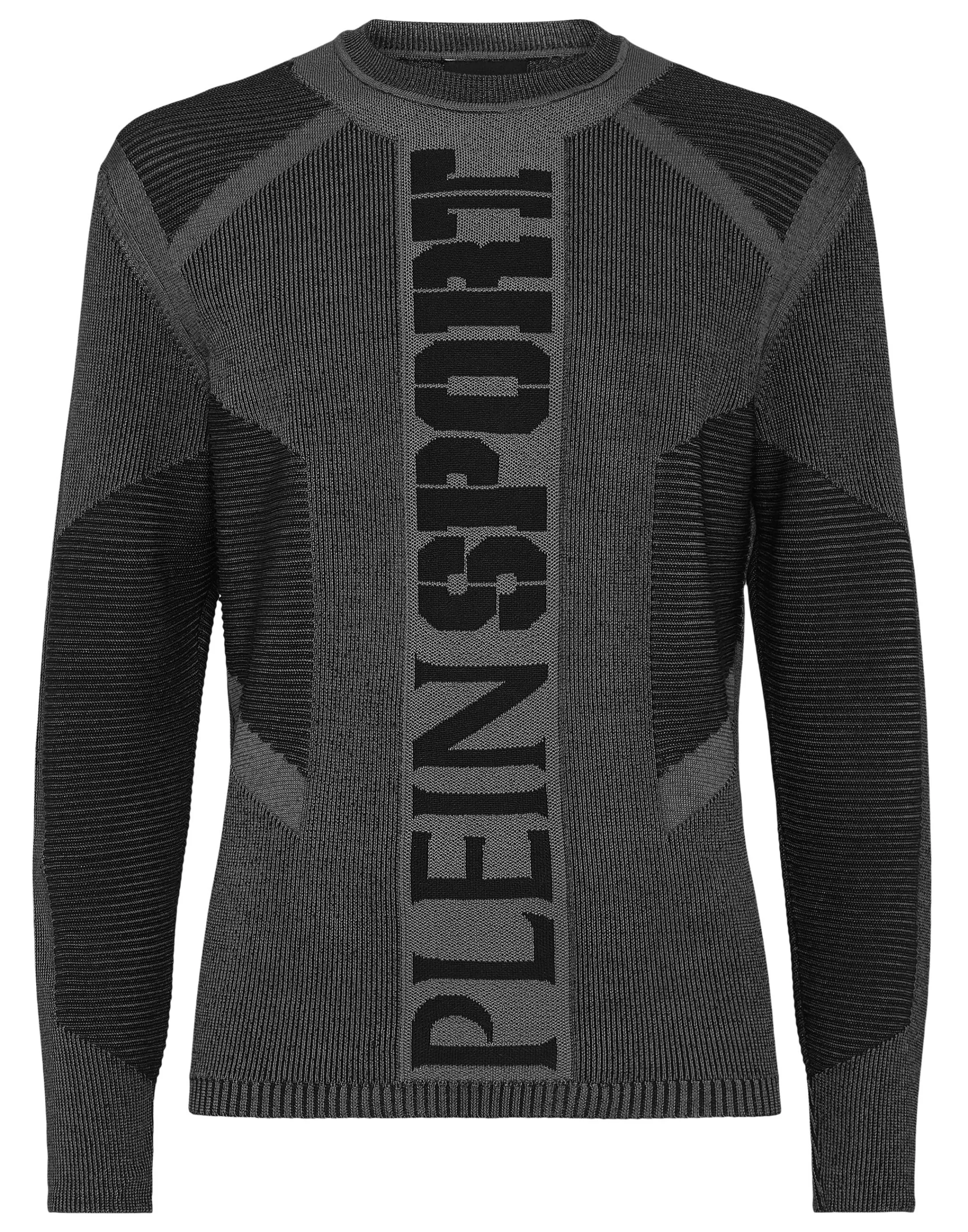 Online Plein Sport Knit Pullover Ls Black
