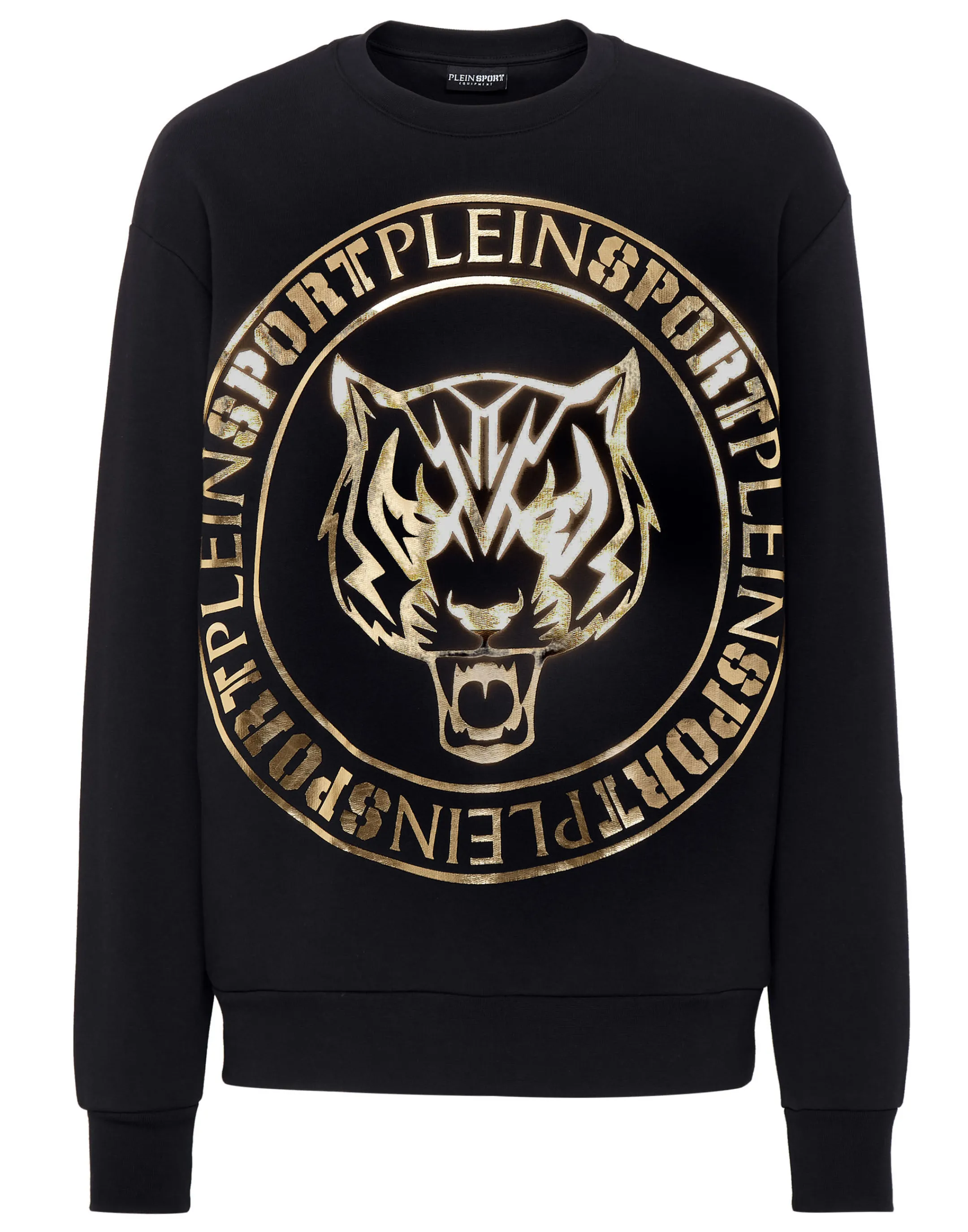 Discount Plein Sport Longsleeve Sweatshirt Tiger Black / Gold