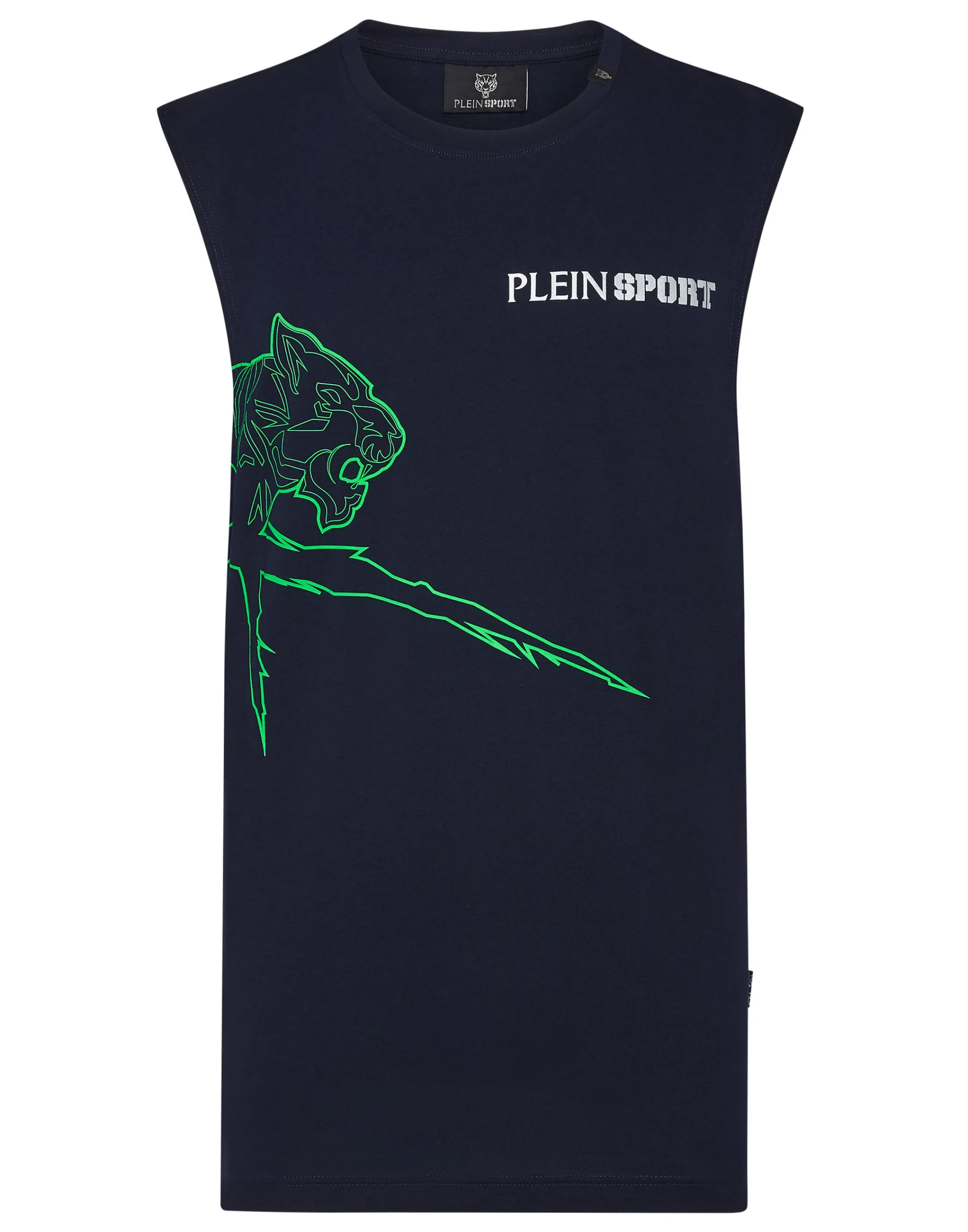Online Plein Sport Sleeveless T-Shirt Navy
