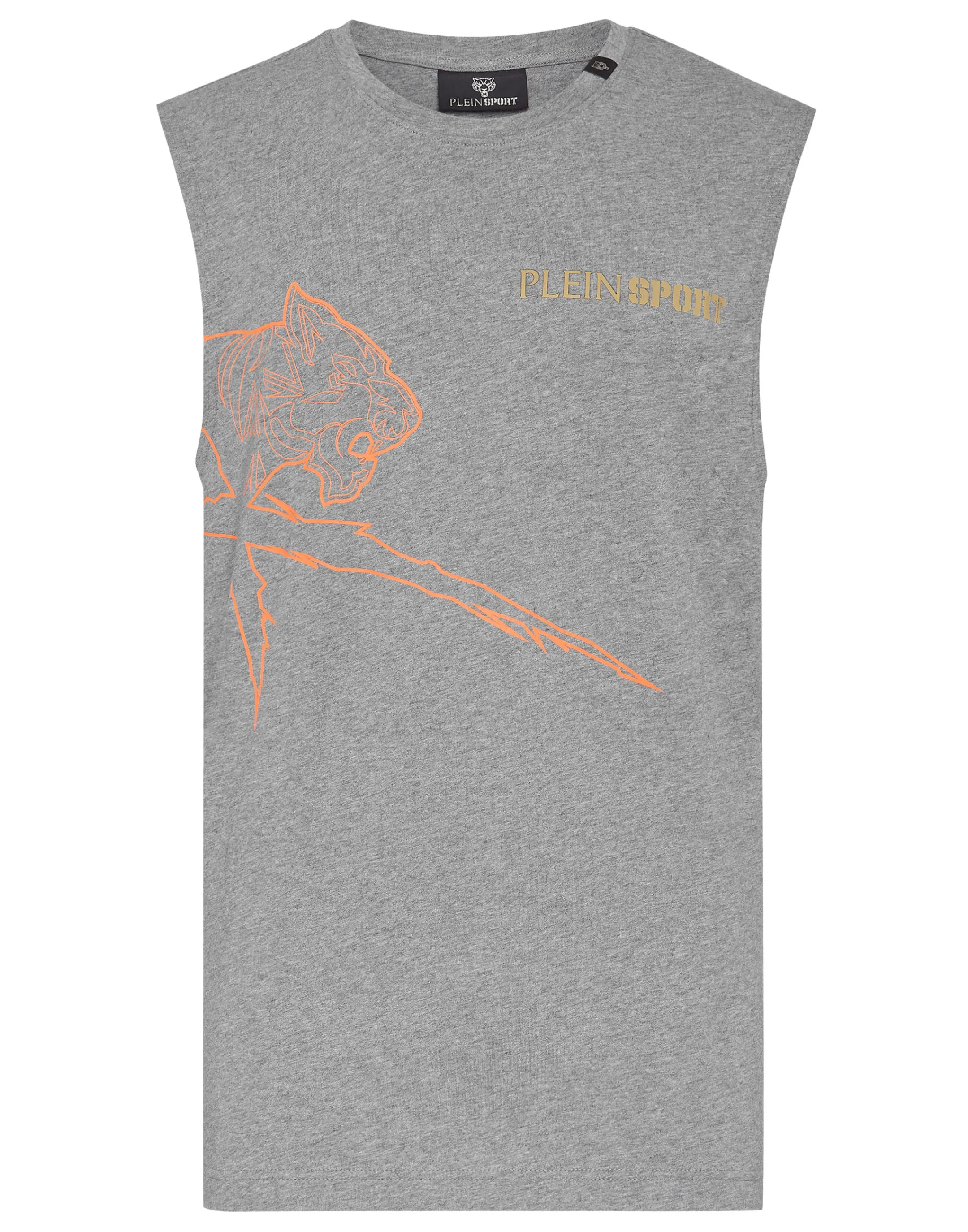 Online Plein Sport Sleeveless T-Shirt Grey