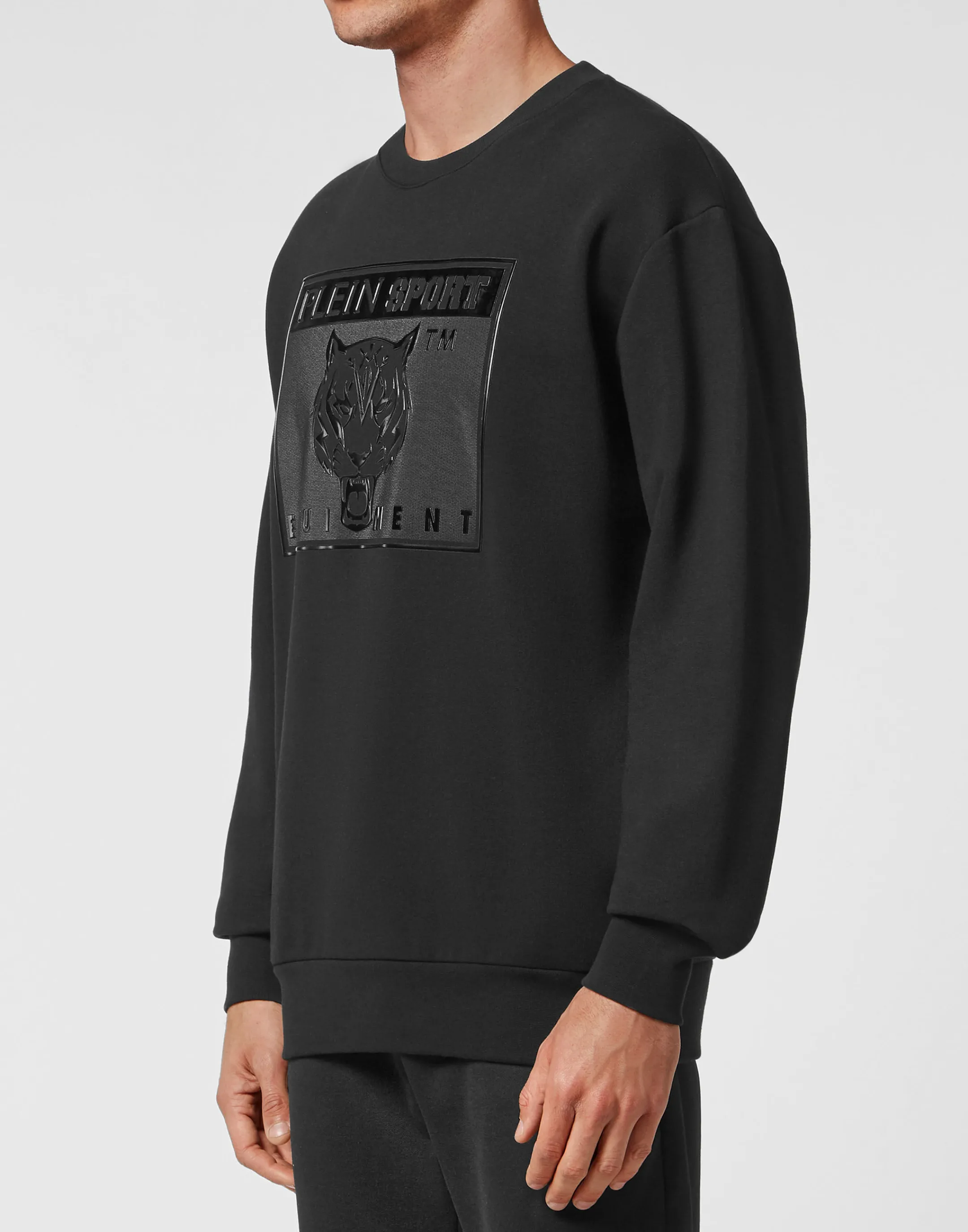 Hot Plein Sport Sweatshirt Ls Tiger Black / Black