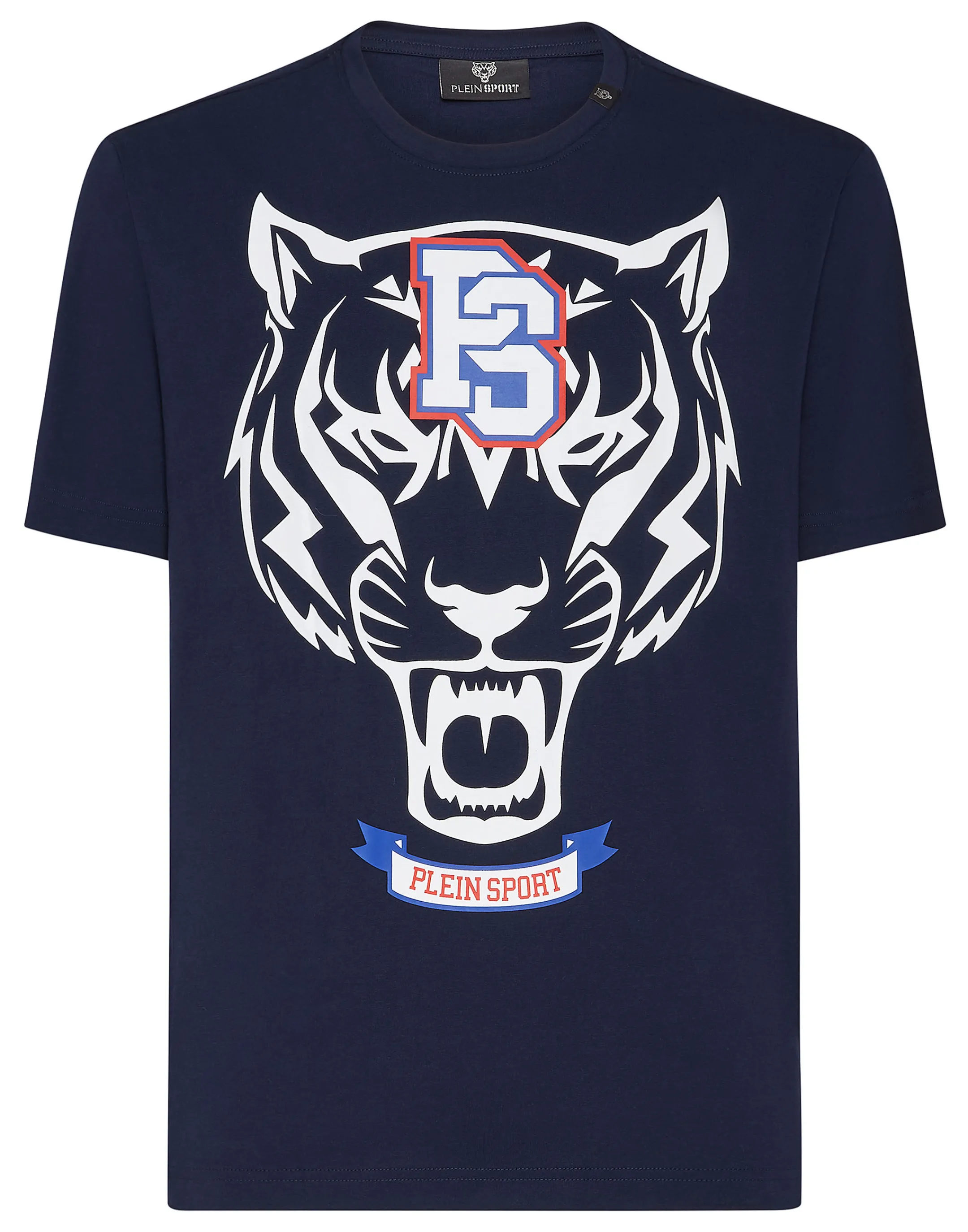 Discount Plein Sport T-Shirt Round Neck Navy