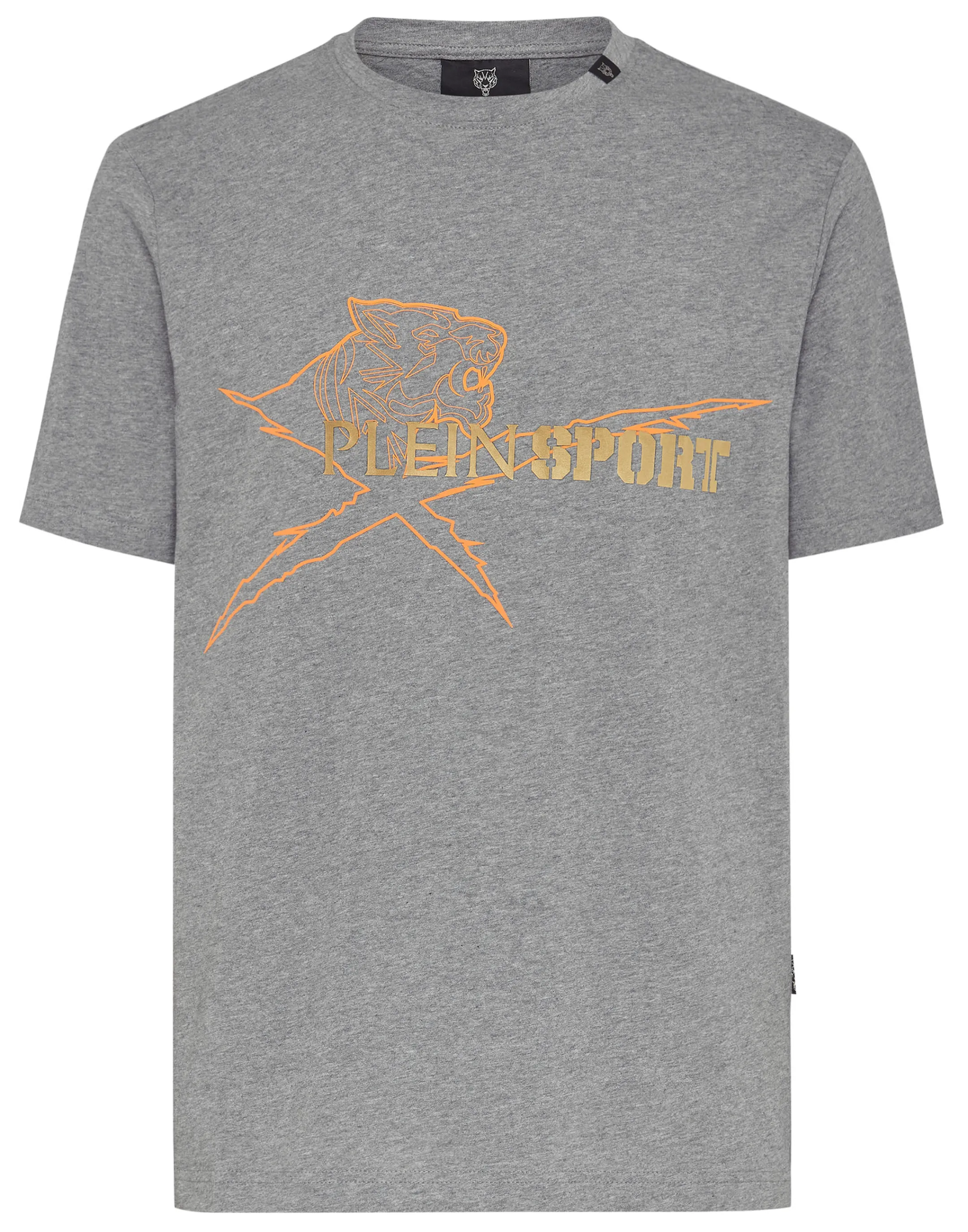 Clearance Plein Sport T-Shirt Round Neck Grey