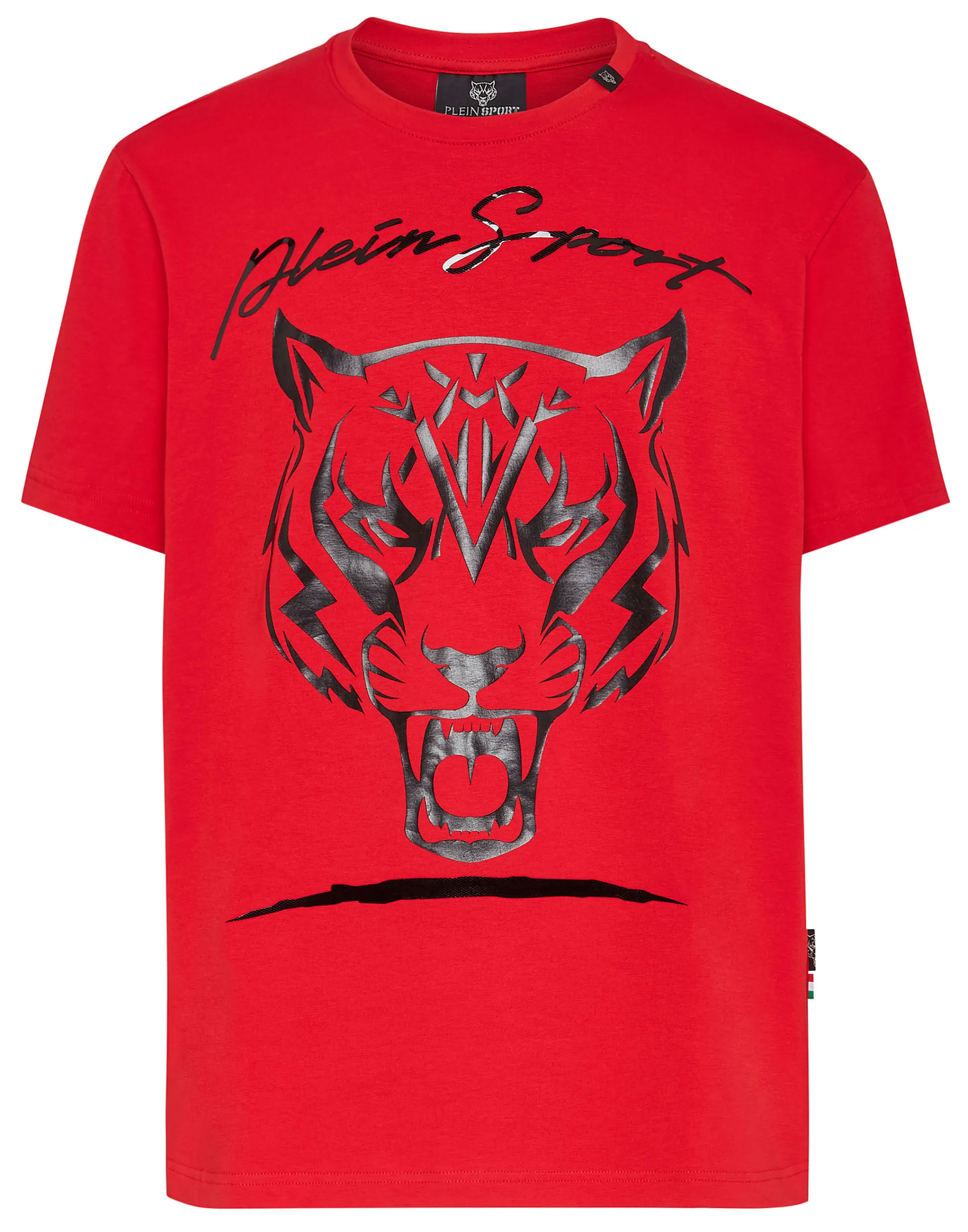 Hot Plein Sport T-Shirt Round Neck Red