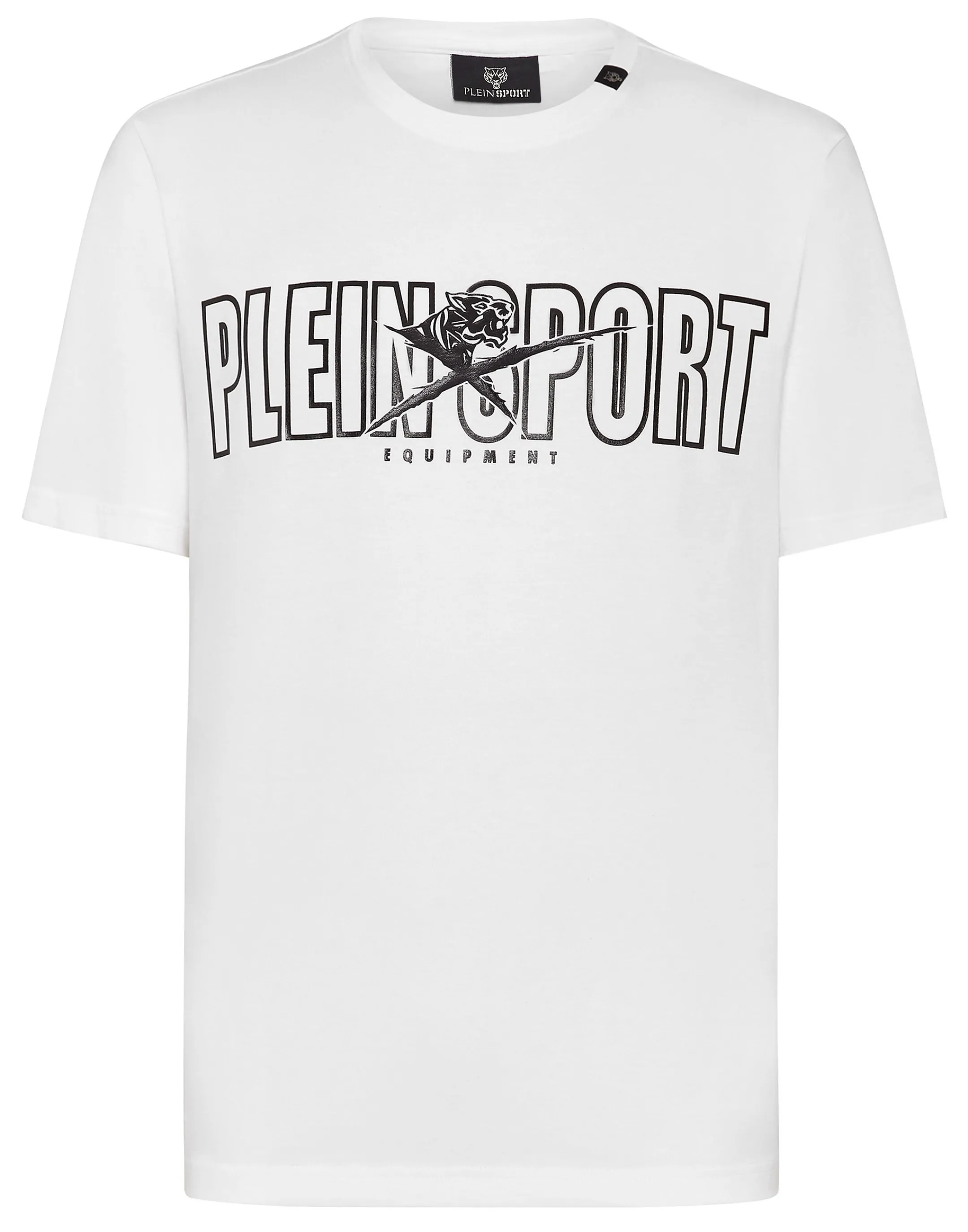 Clearance Plein Sport T-Shirt Round Neck White