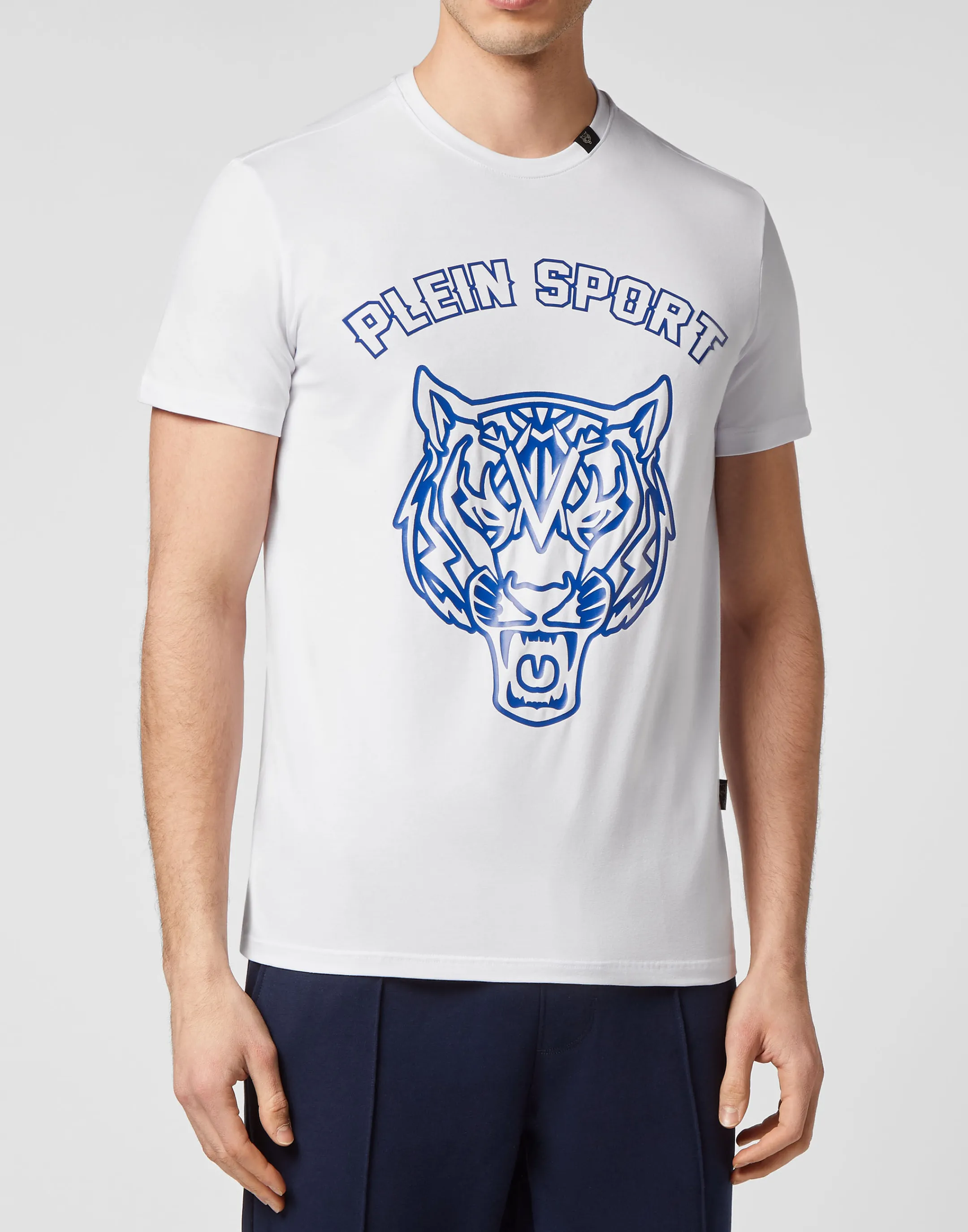 Clearance Plein Sport T-Shirt Round Neck White