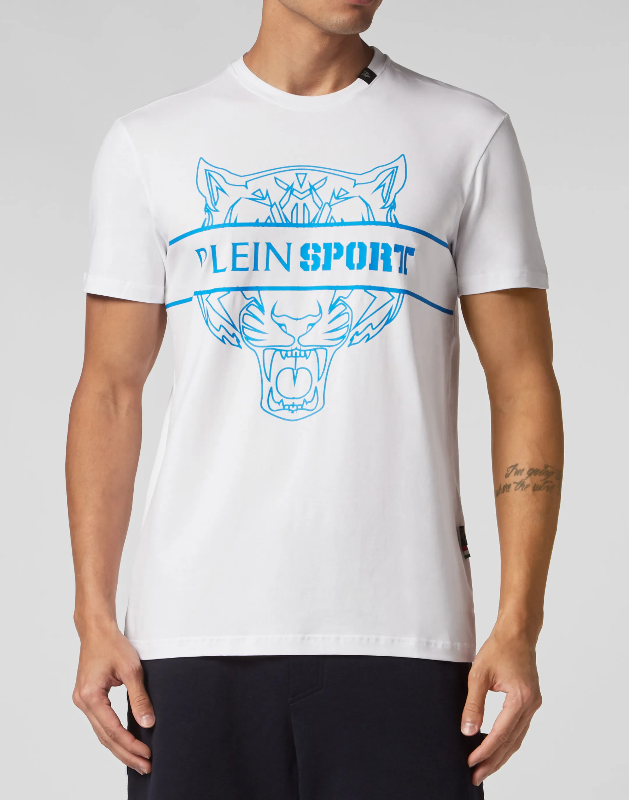 Discount Plein Sport T-Shirt Round Neck White