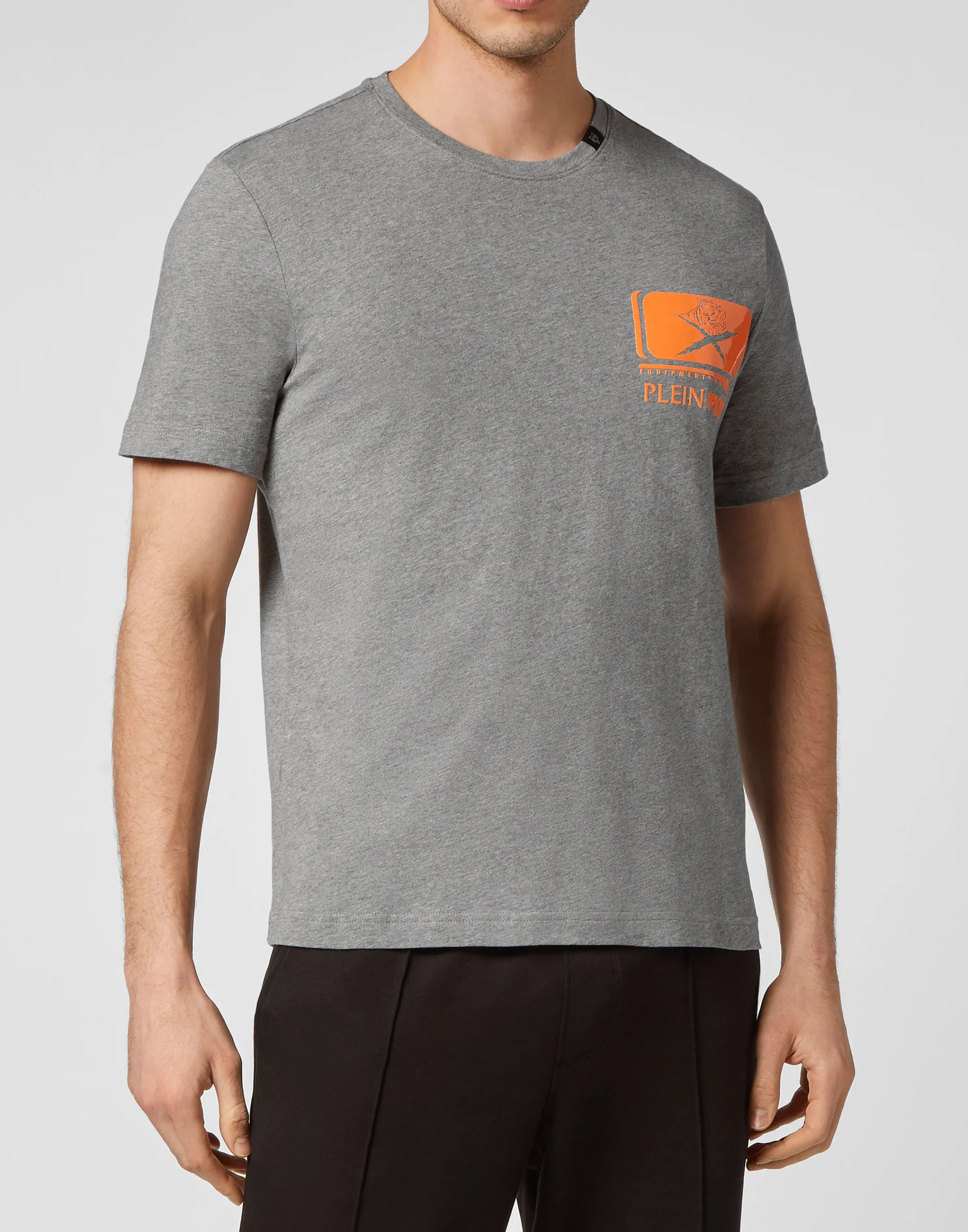 New Plein Sport T-Shirt Round Neck Grey