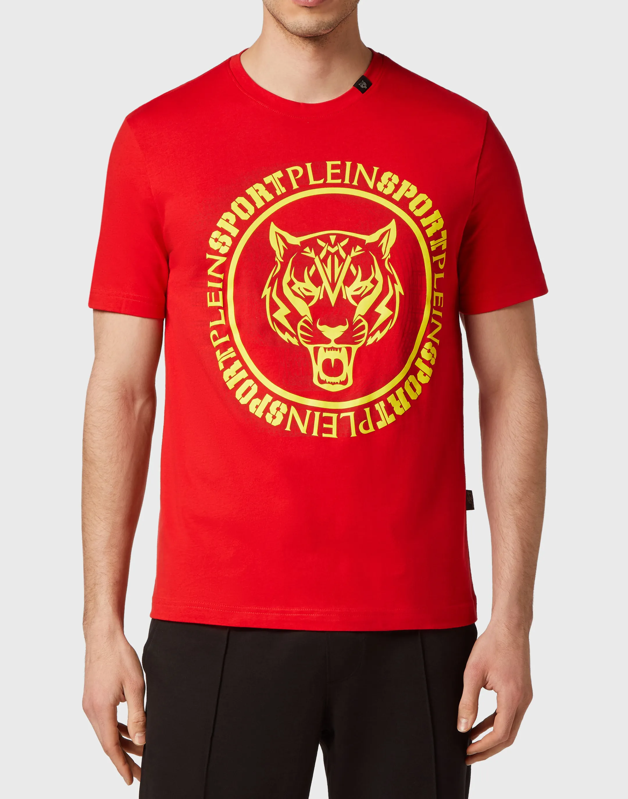 Outlet Plein Sport T-Shirt Round Neck Red