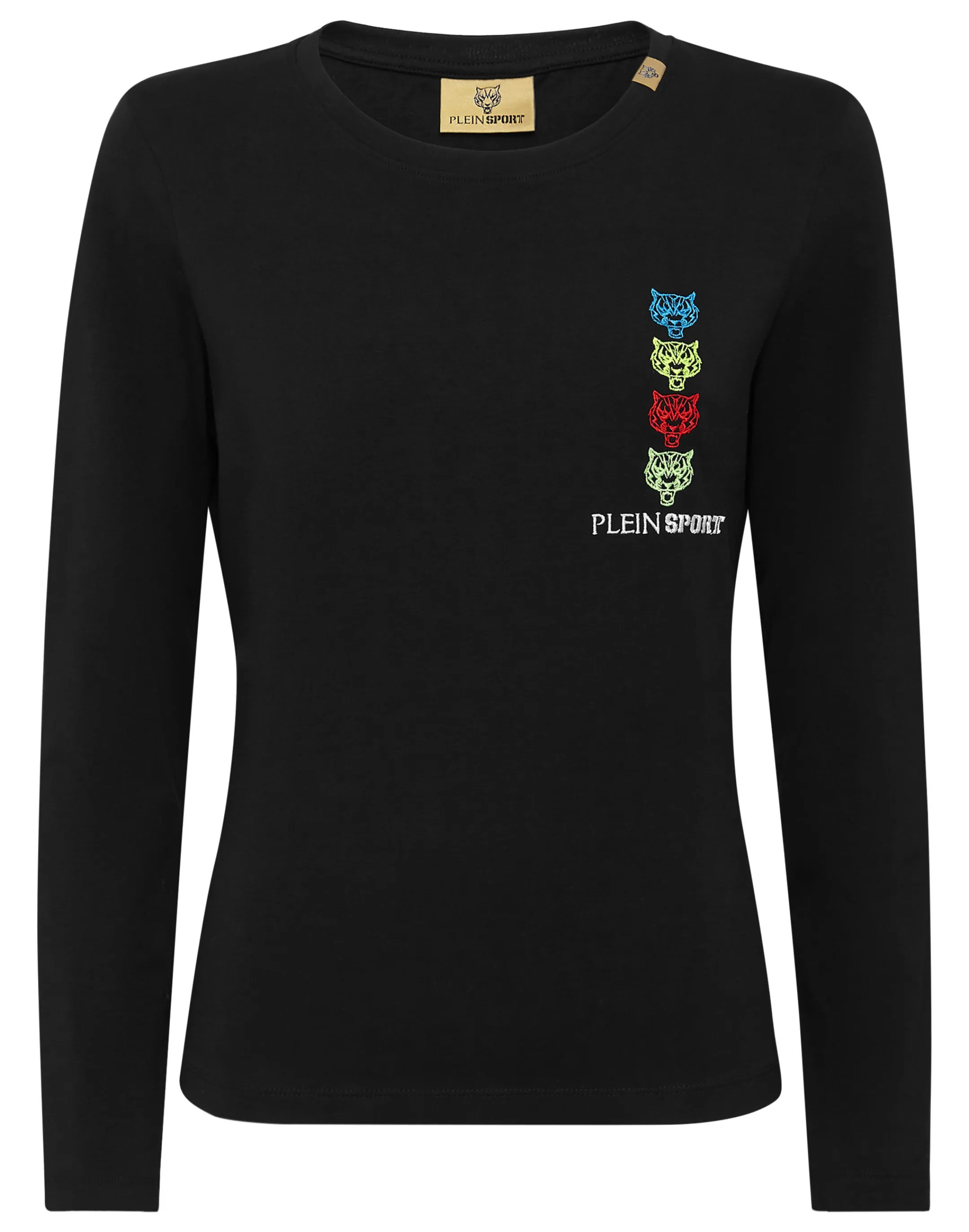 Hot Plein Sport T-Shirt Round Neck Ls Black