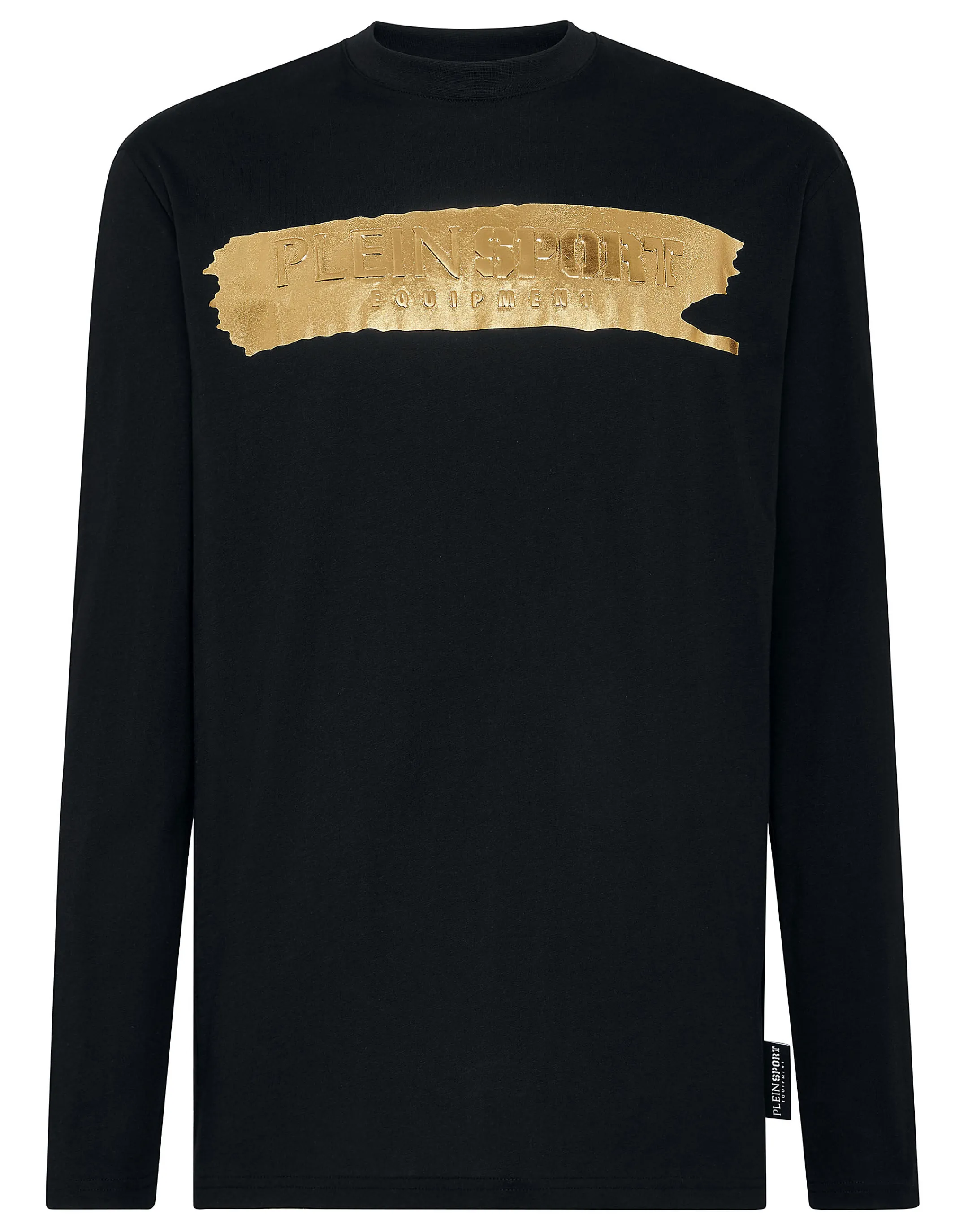 Outlet Plein Sport T-Shirt Round Neck Ls Black