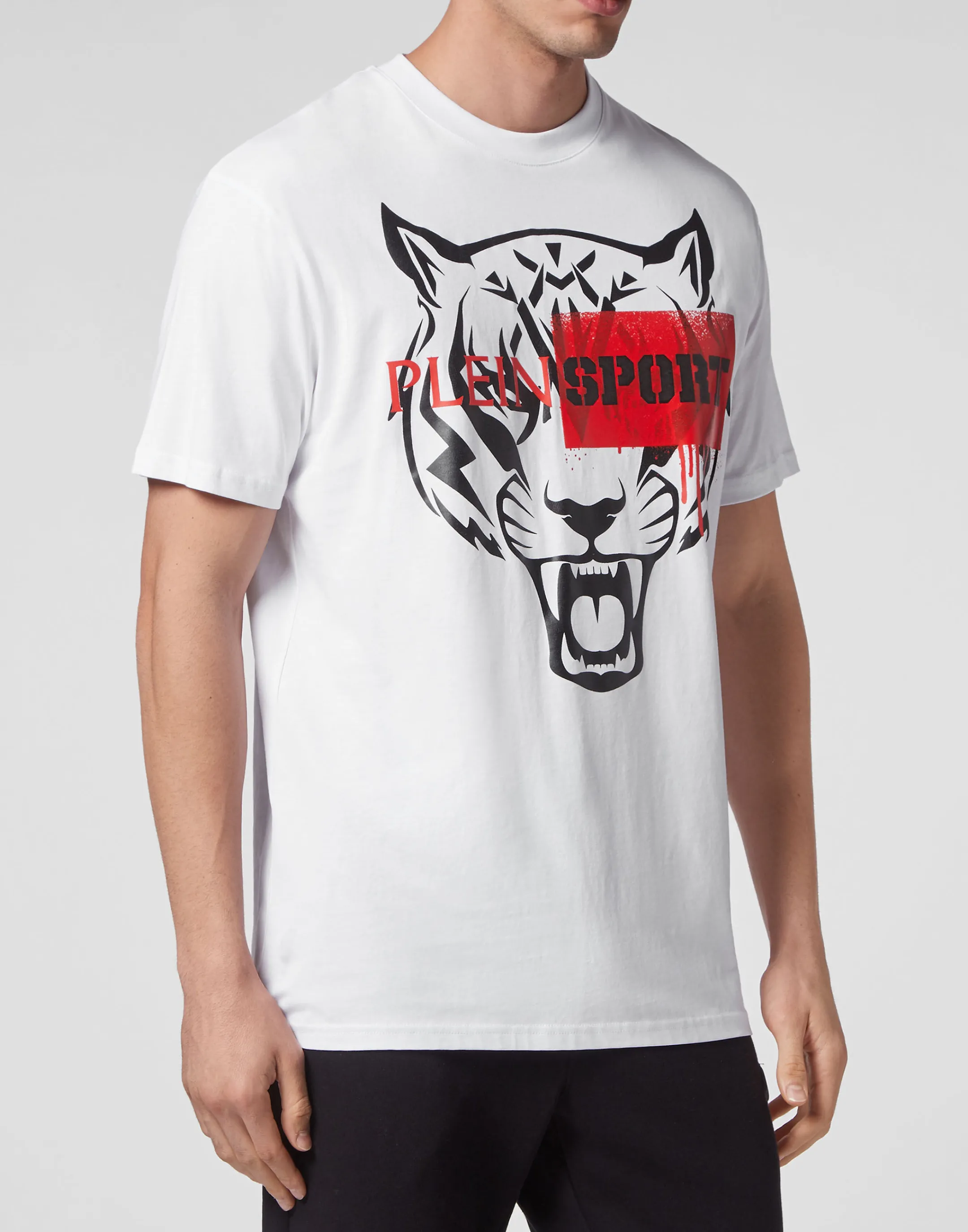 Online Plein Sport T-Shirt Round Neck Ss White