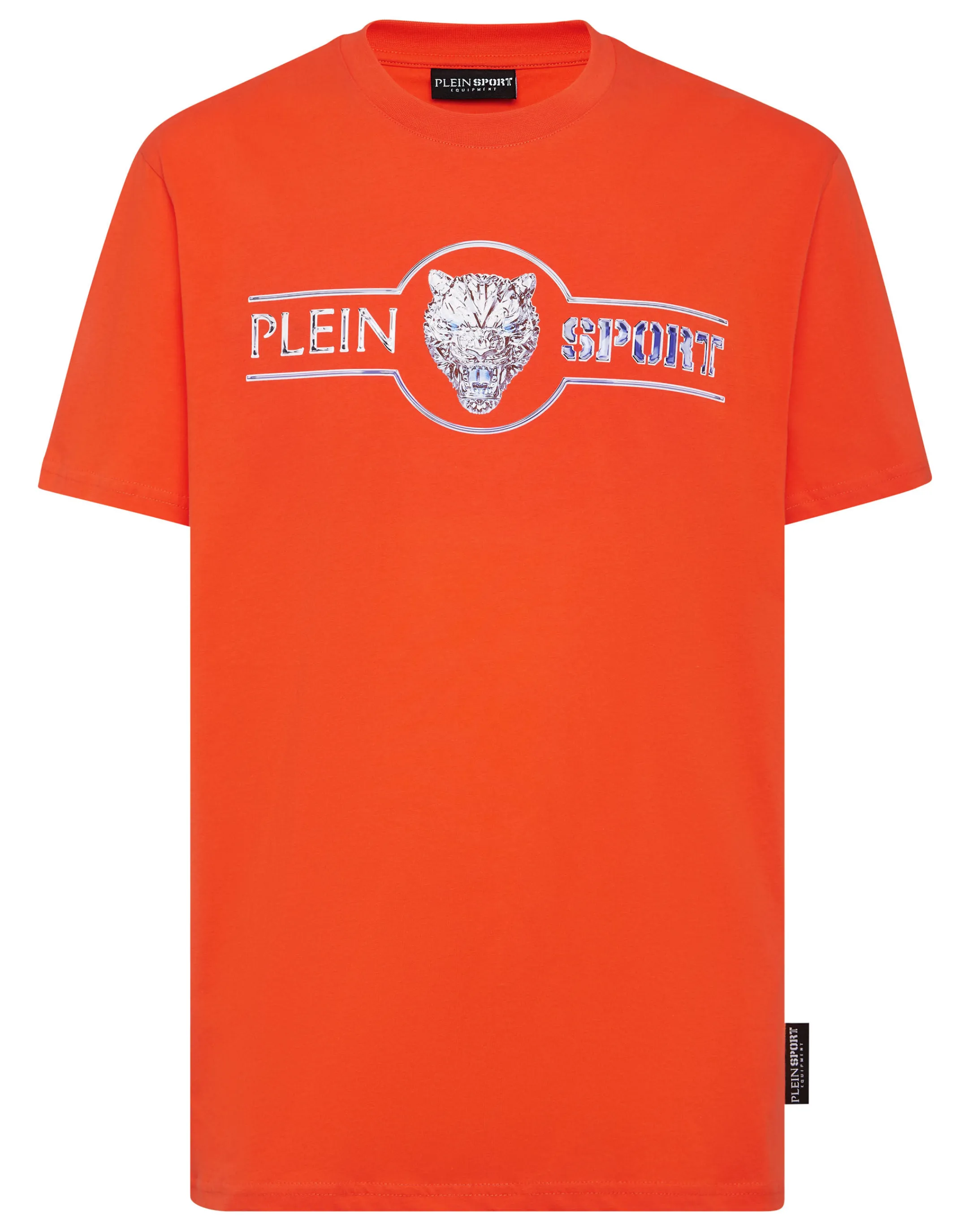 Flash Sale Plein Sport T-Shirt Round Neck Ss Chrome Scratch Edition Orange