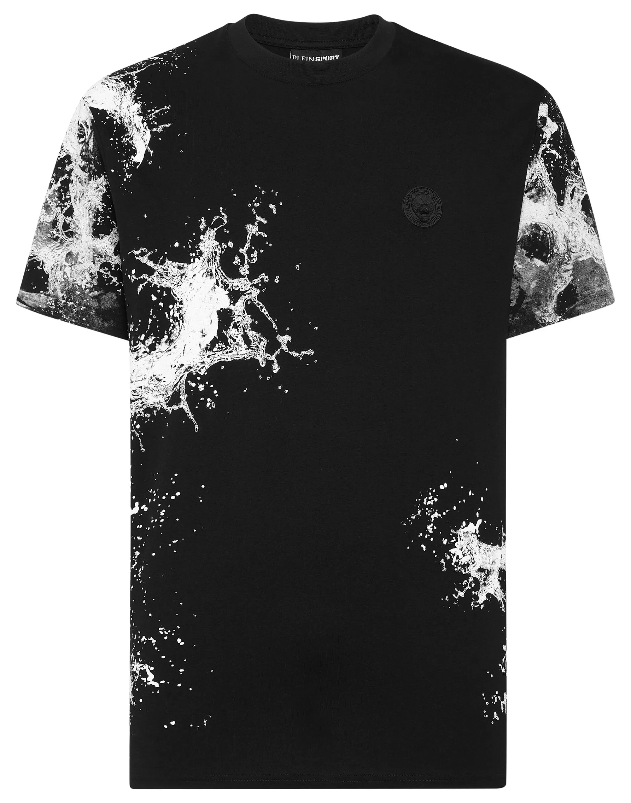 Online Plein Sport T-Shirt Round Neck Ss Splash Extreme Black