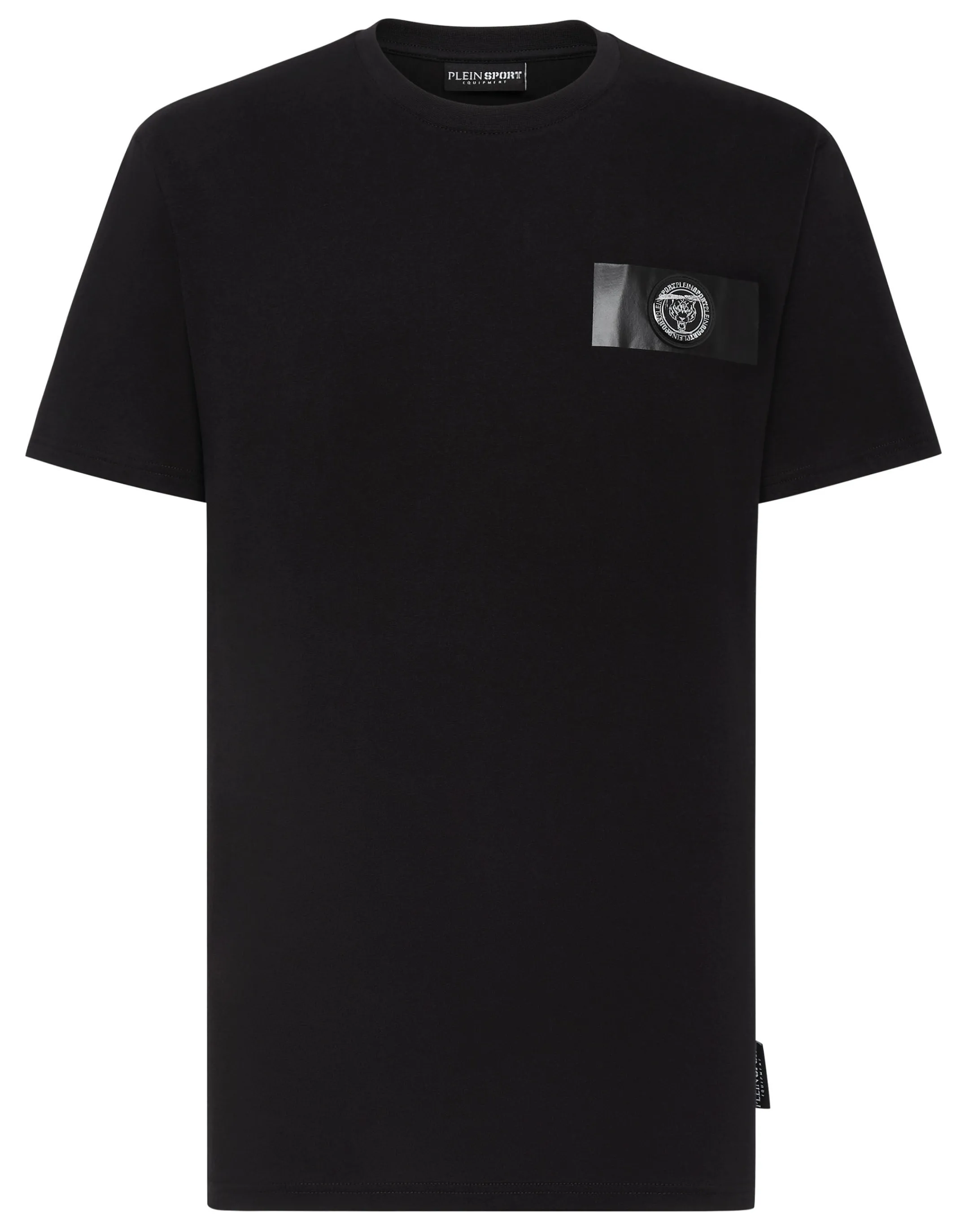 Flash Sale Plein Sport T-Shirt Round Neck Ss Tiger Crest Edition Black / Black