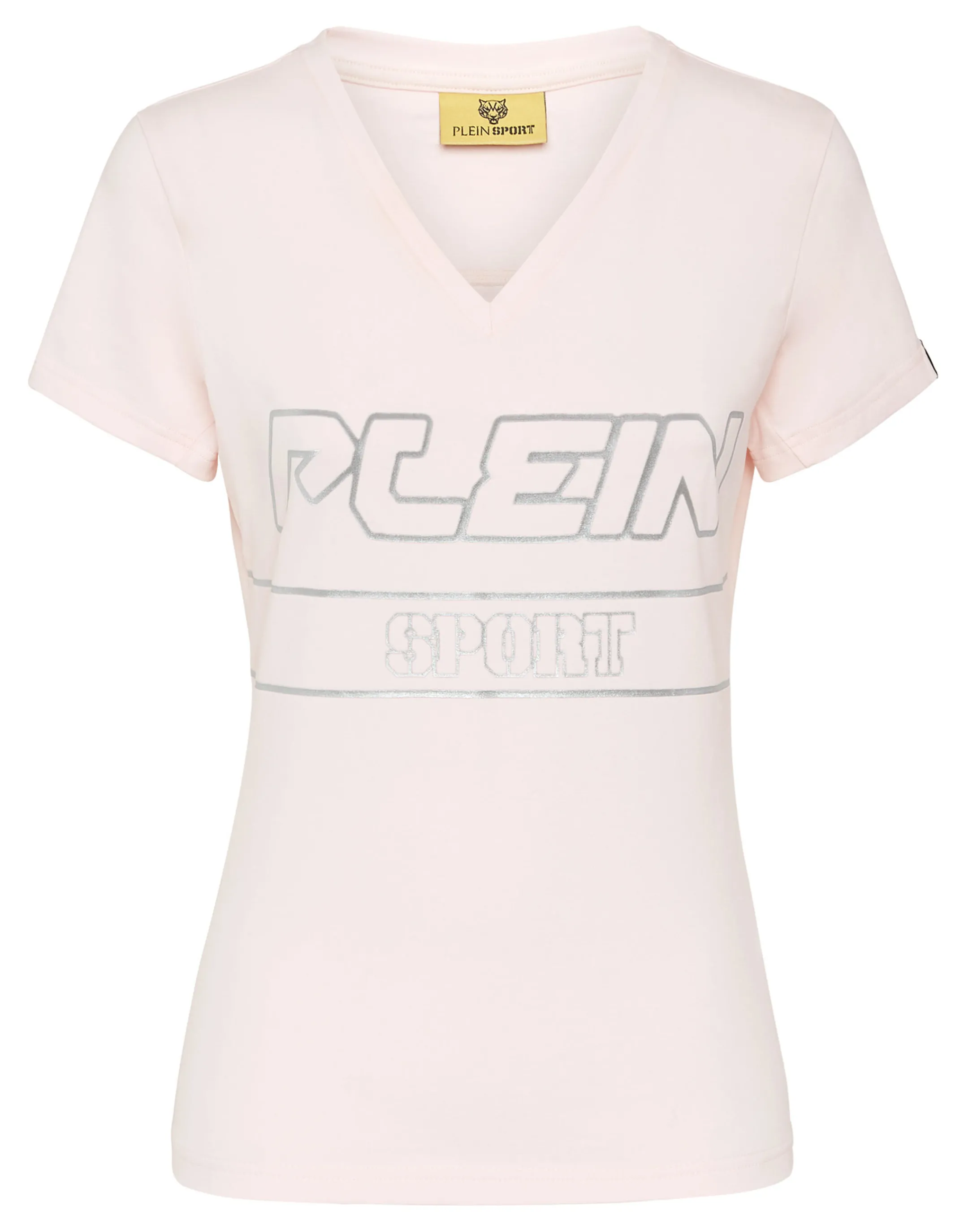 Clearance Plein Sport T-Shirt V-Neck Rose / Pink